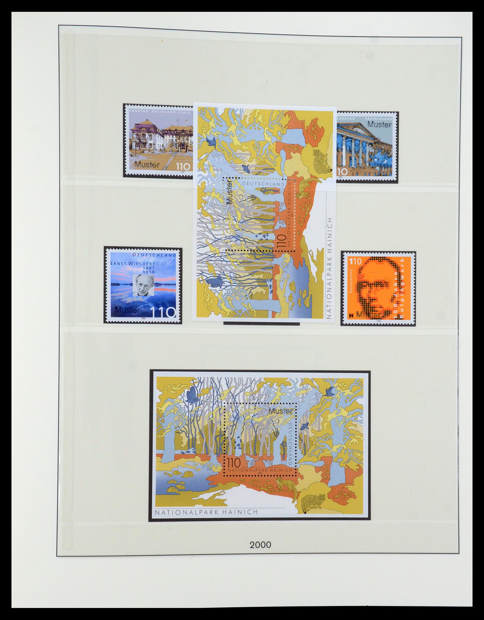 35973 221 - Postzegelverzameling 35973 Bundespost specimen 1952-2002.