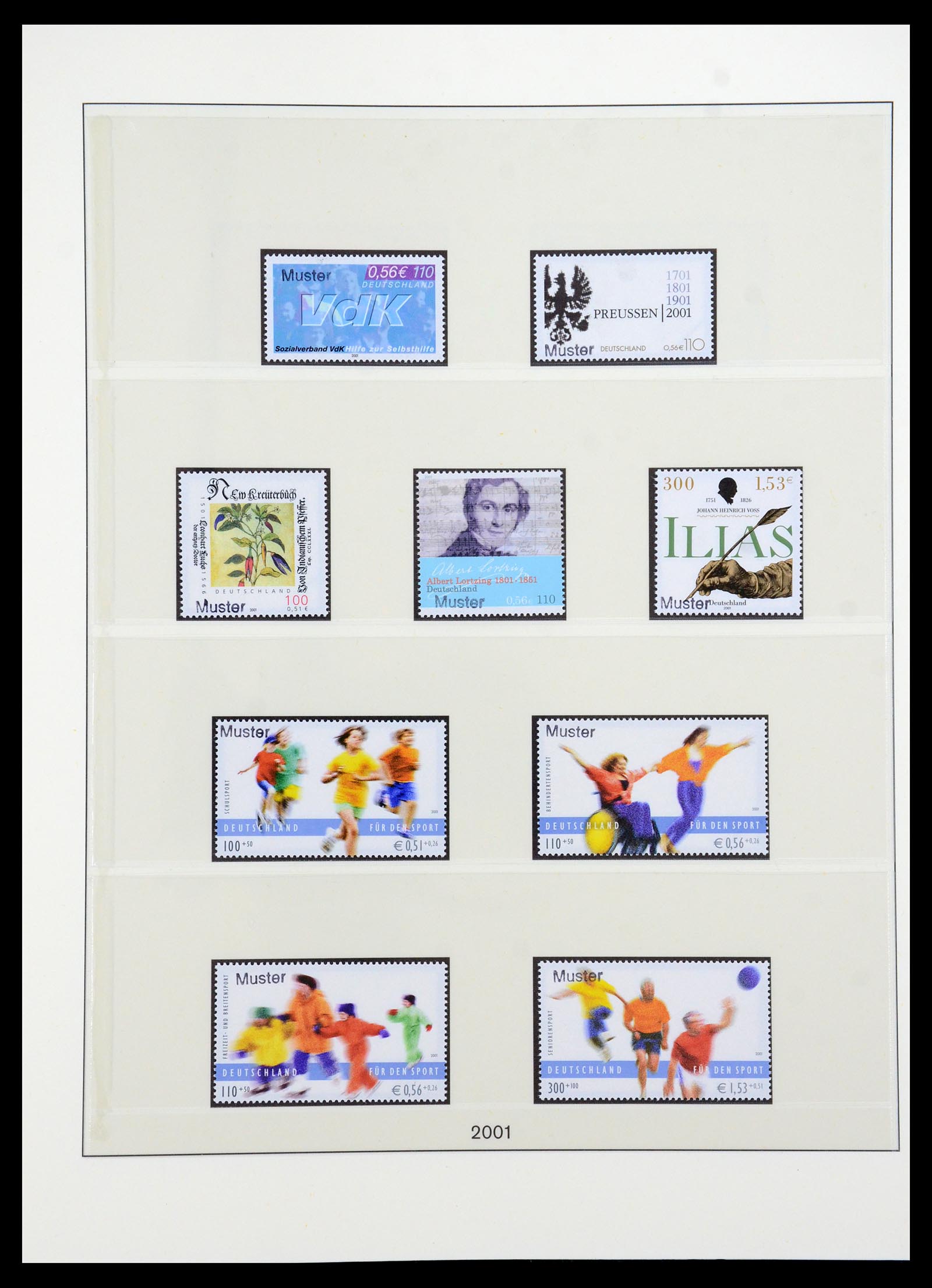 35973 225 - Stamp collection 35973 Bundespost specimen 1952-2002.