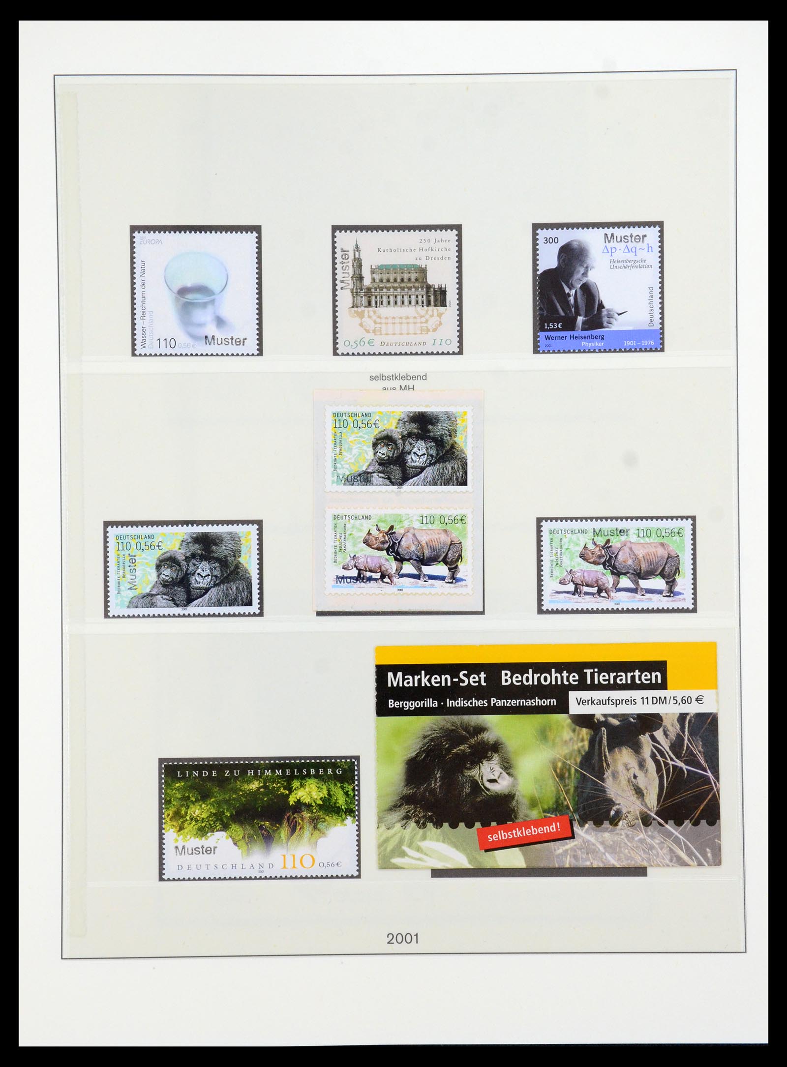 35973 228 - Postzegelverzameling 35973 Bundespost specimen 1952-2002.