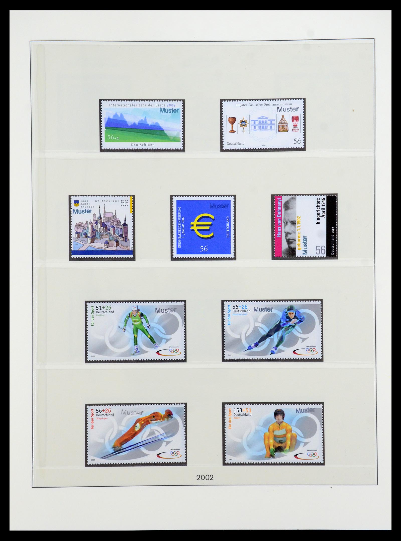 35973 236 - Postzegelverzameling 35973 Bundespost specimen 1952-2002.