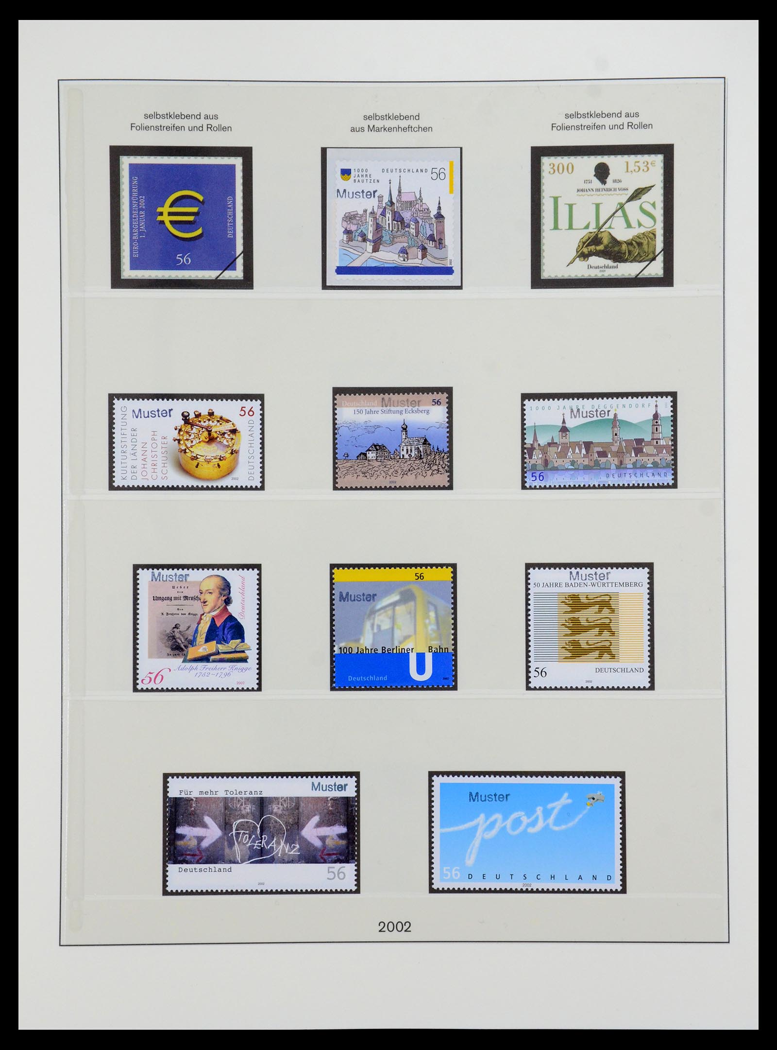 35973 237 - Postzegelverzameling 35973 Bundespost specimen 1952-2002.