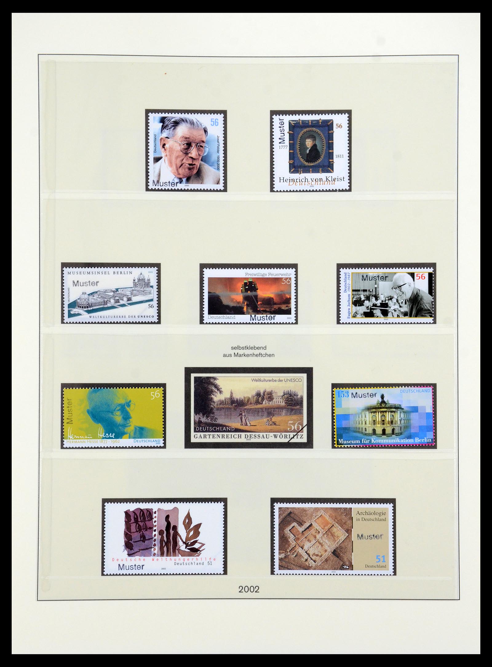 35973 241 - Postzegelverzameling 35973 Bundespost specimen 1952-2002.