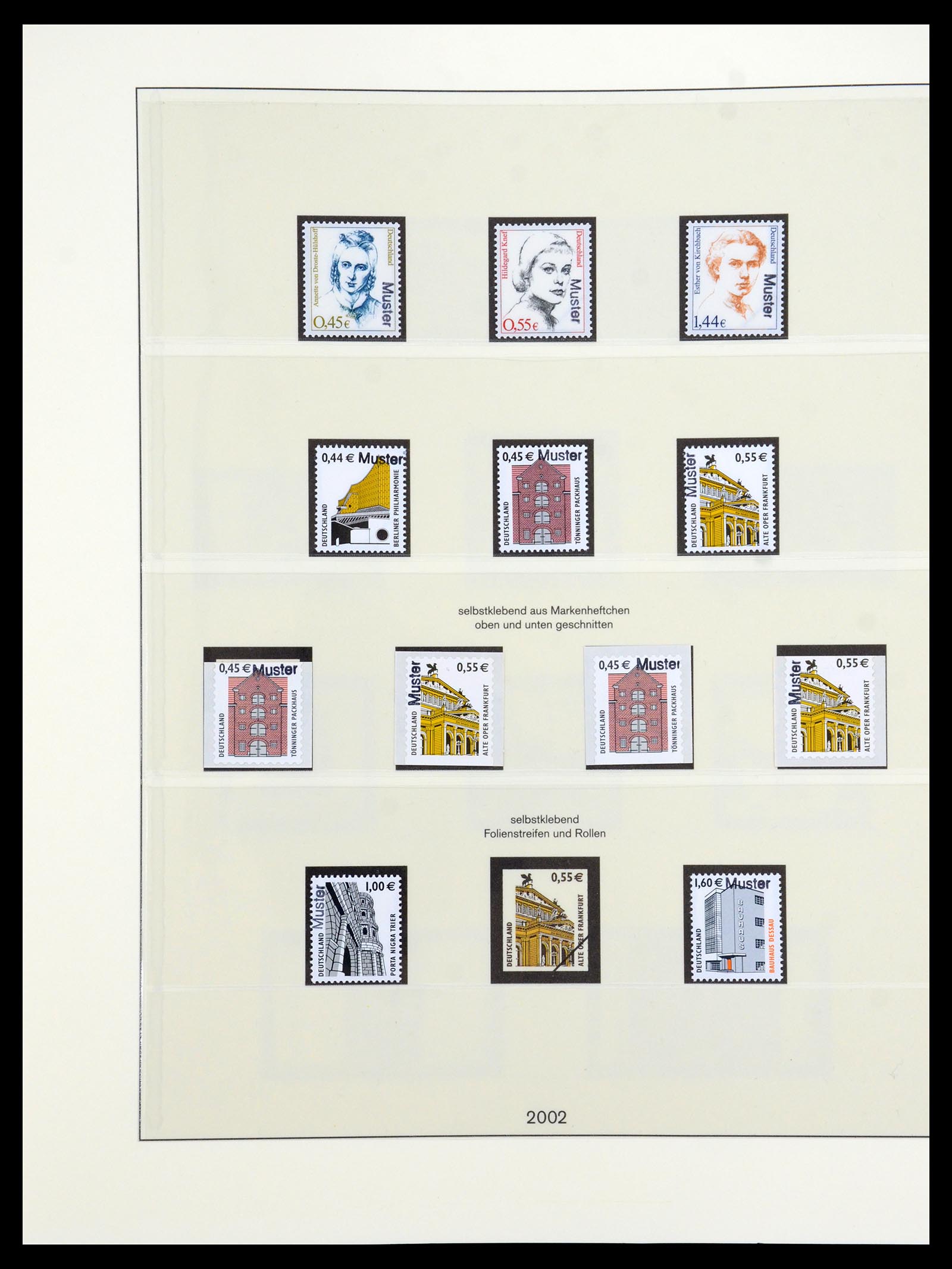 35973 244 - Stamp collection 35973 Bundespost specimen 1952-2002.