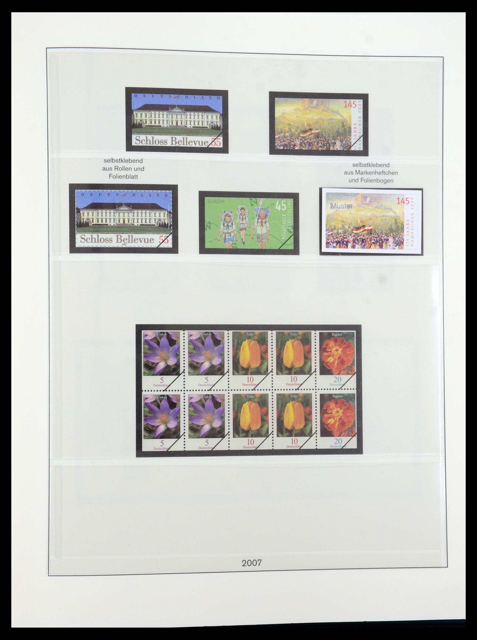 35973 247 - Postzegelverzameling 35973 Bundespost specimen 1952-2002.