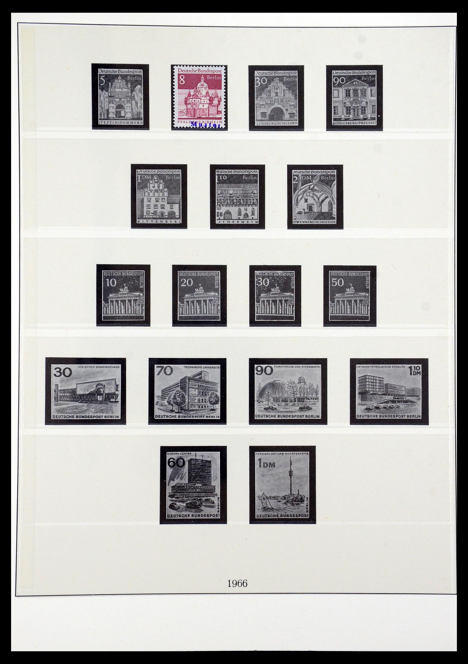 35974 003 - Postzegelverzameling 35974 Berlijn specimen 1963-1990.