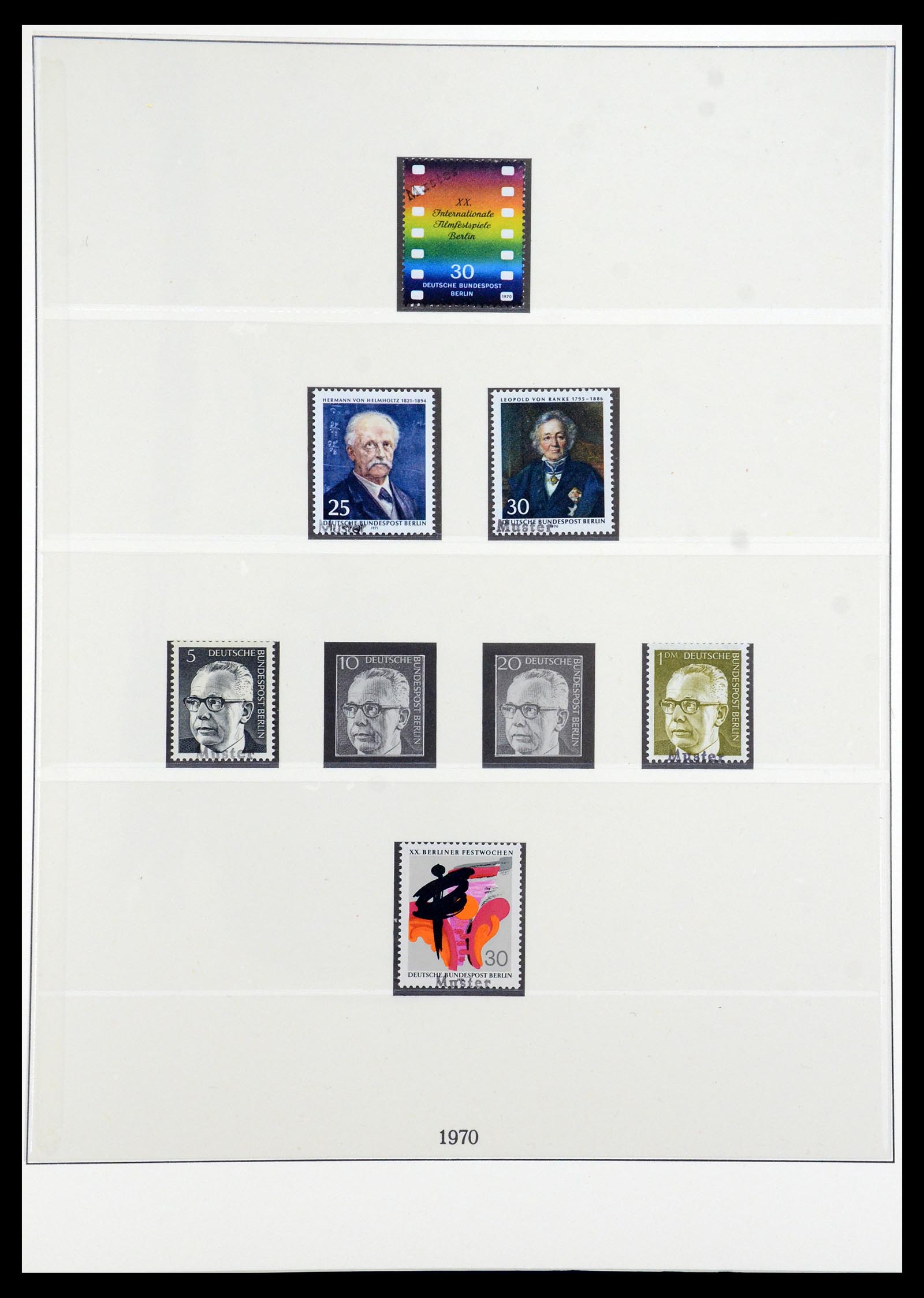 35974 007 - Postzegelverzameling 35974 Berlijn specimen 1963-1990.