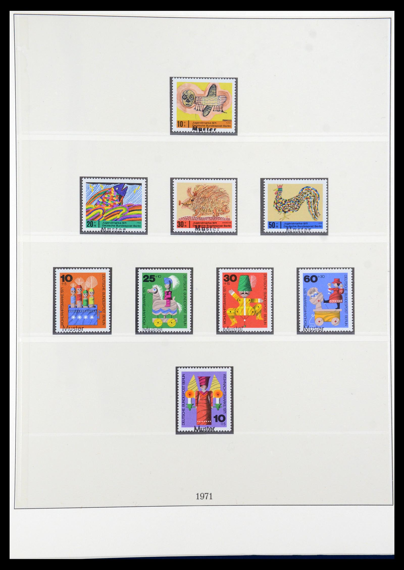 35974 011 - Postzegelverzameling 35974 Berlijn specimen 1963-1990.