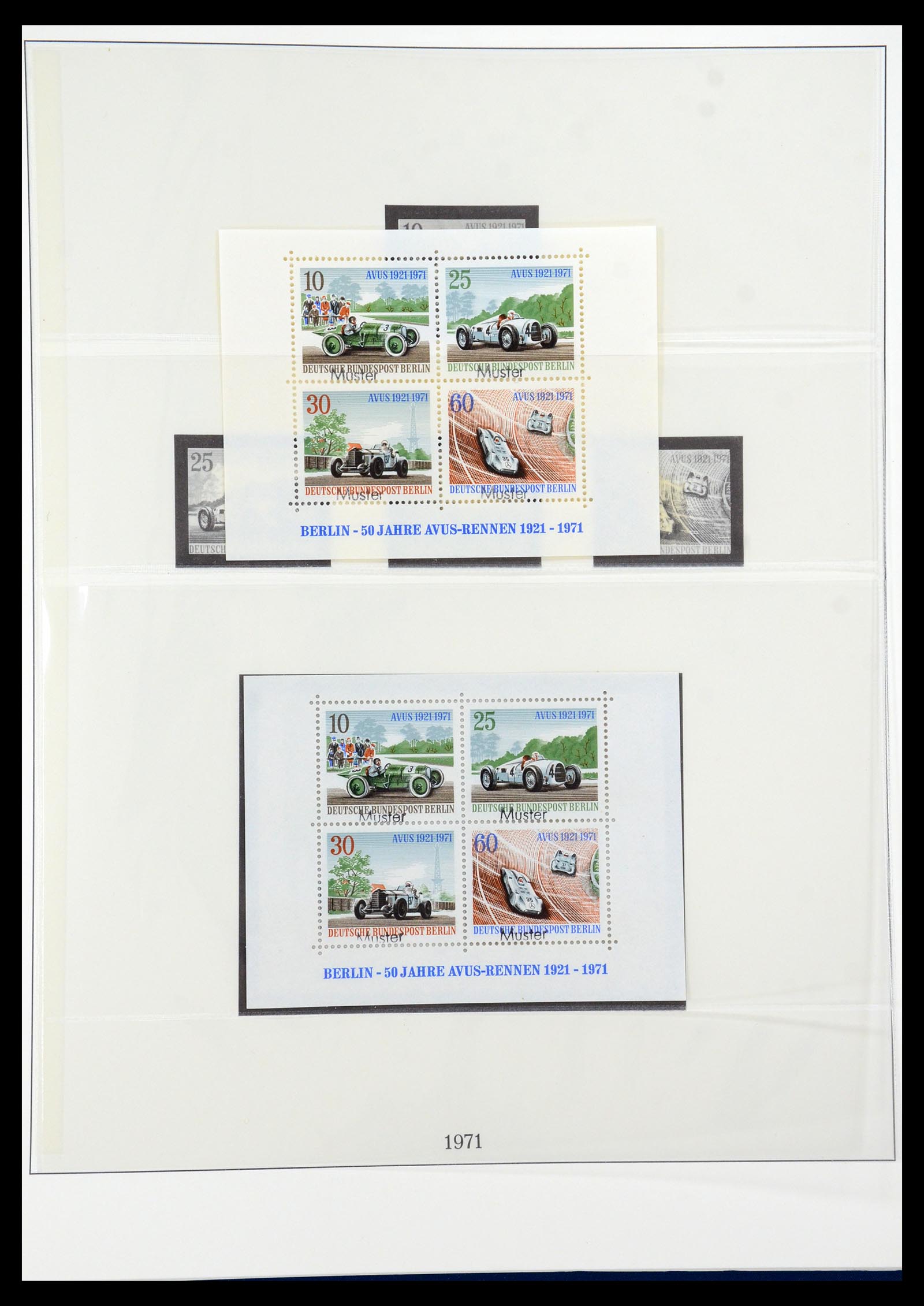 35974 012 - Postzegelverzameling 35974 Berlijn specimen 1963-1990.
