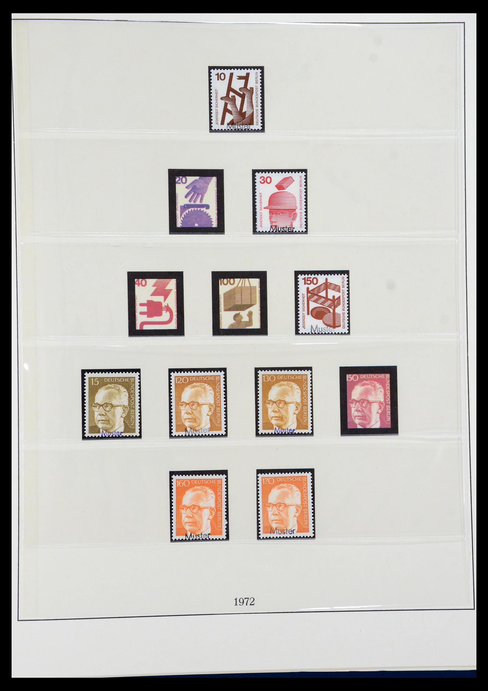 35974 015 - Postzegelverzameling 35974 Berlijn specimen 1963-1990.