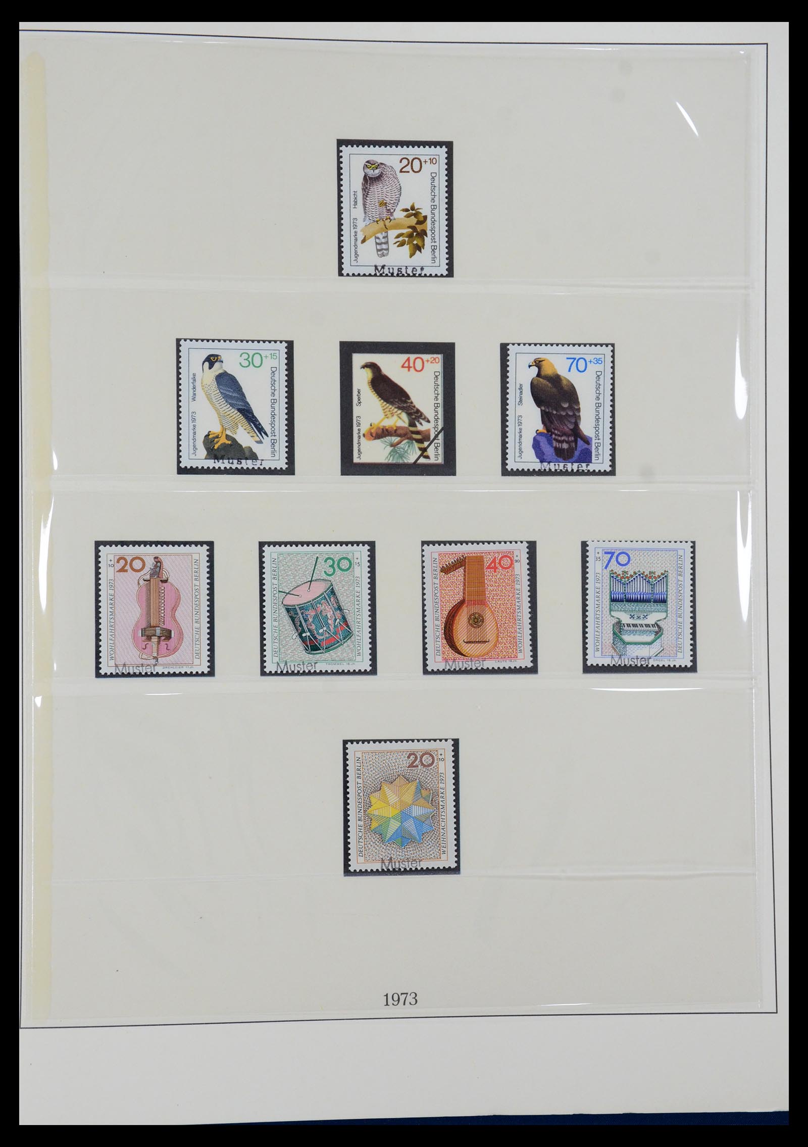 35974 017 - Postzegelverzameling 35974 Berlijn specimen 1963-1990.