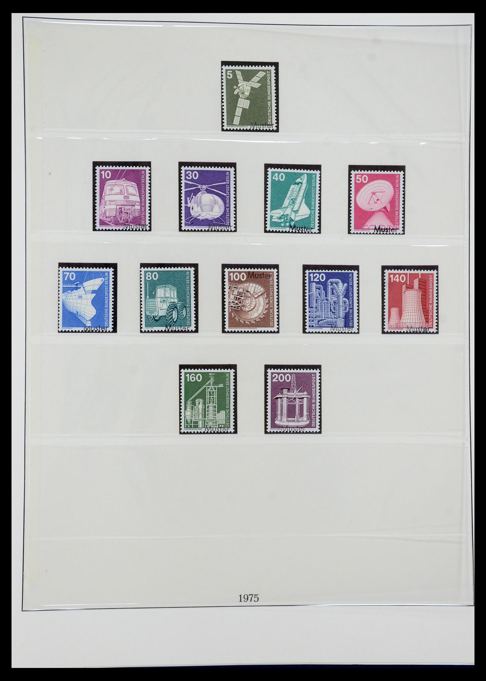 35974 023 - Postzegelverzameling 35974 Berlijn specimen 1963-1990.