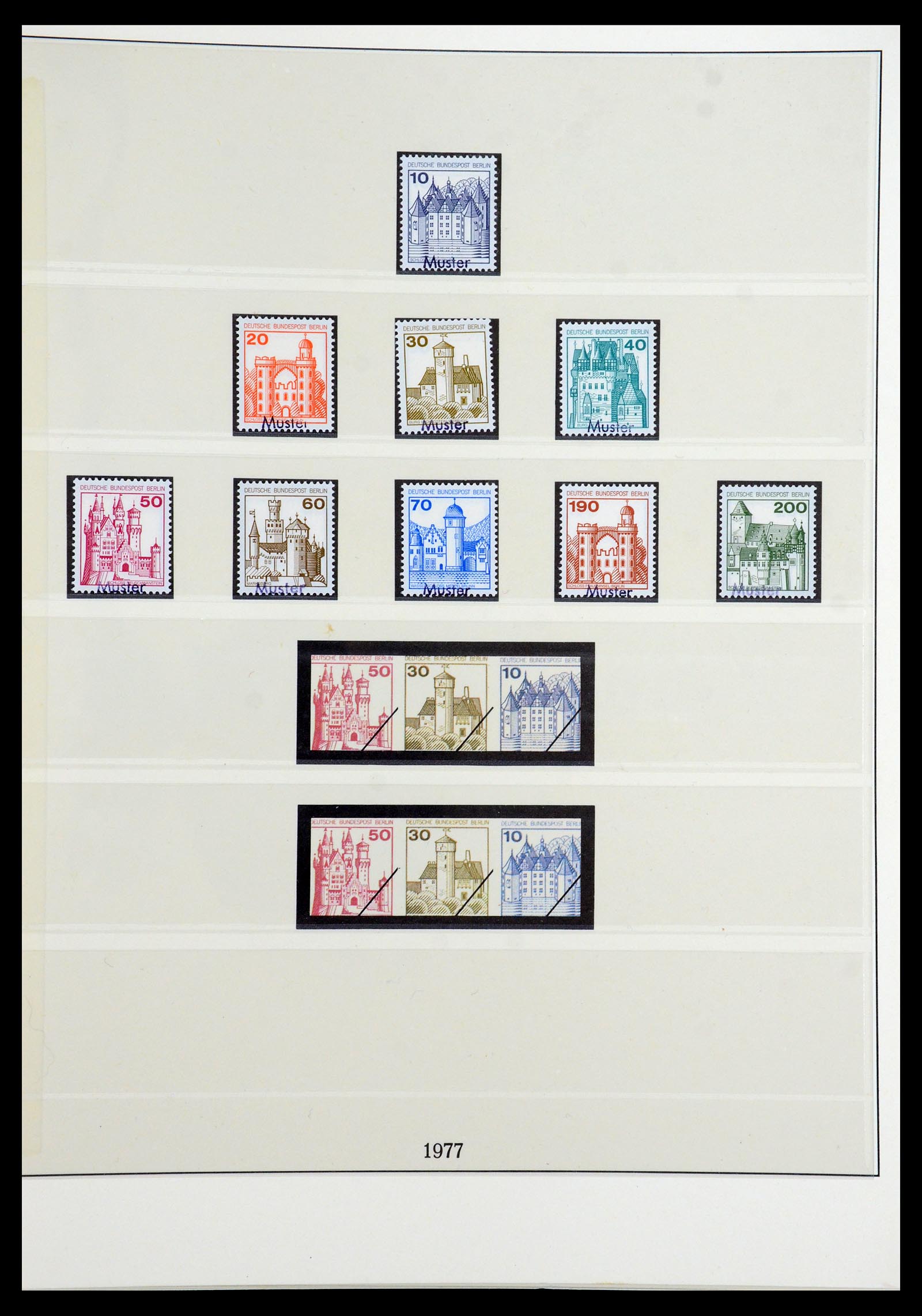 35974 027 - Postzegelverzameling 35974 Berlijn specimen 1963-1990.