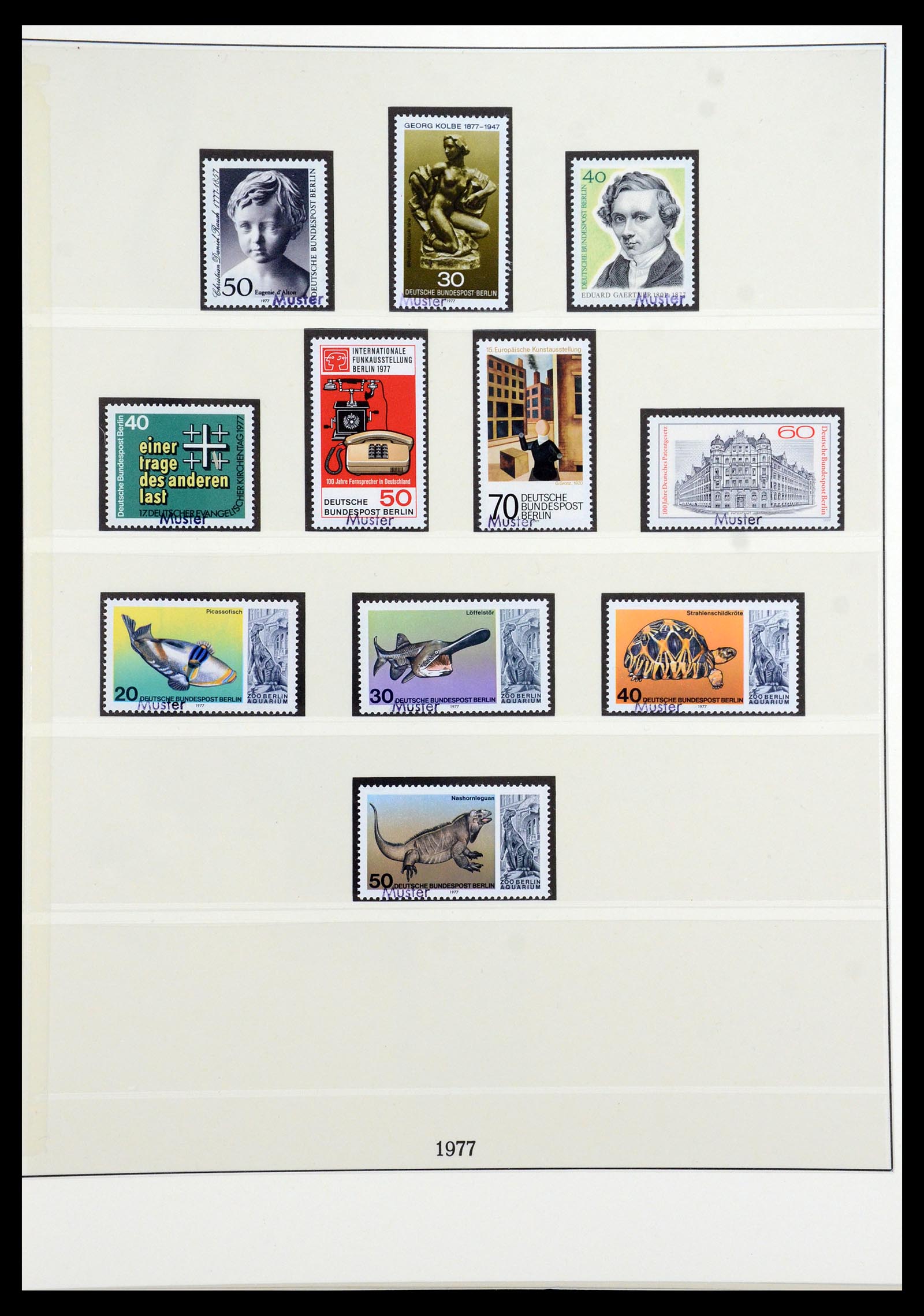 35974 028 - Postzegelverzameling 35974 Berlijn specimen 1963-1990.