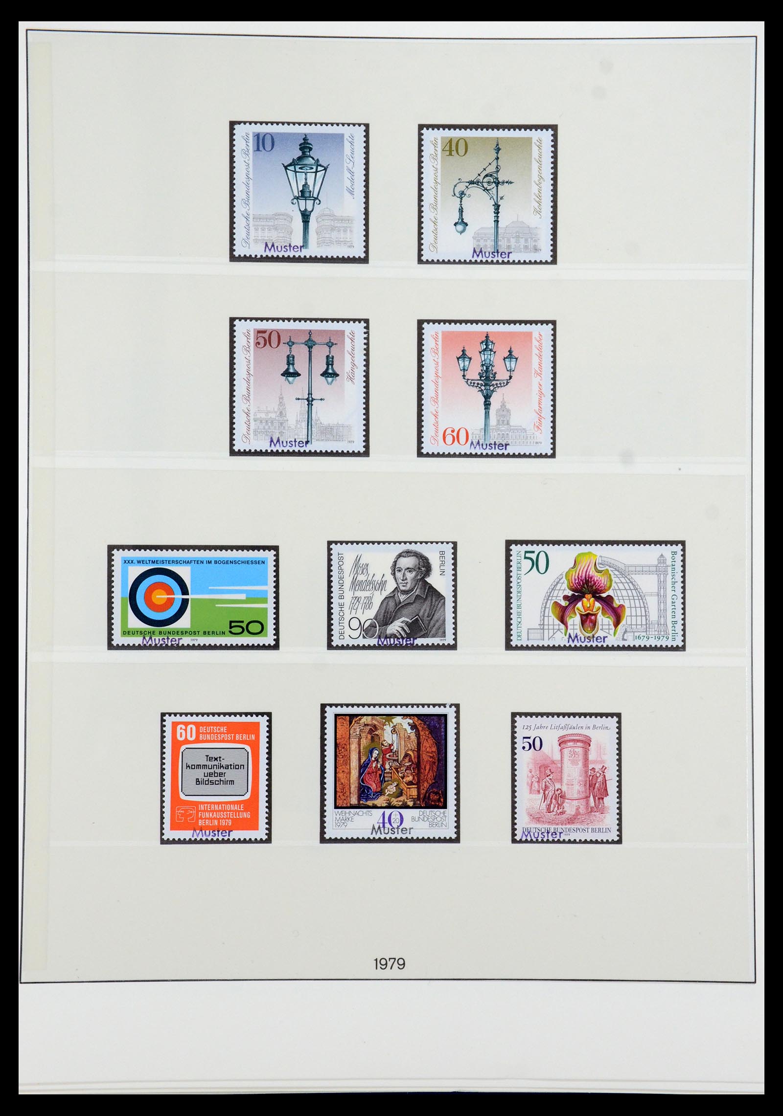 35974 035 - Postzegelverzameling 35974 Berlijn specimen 1963-1990.
