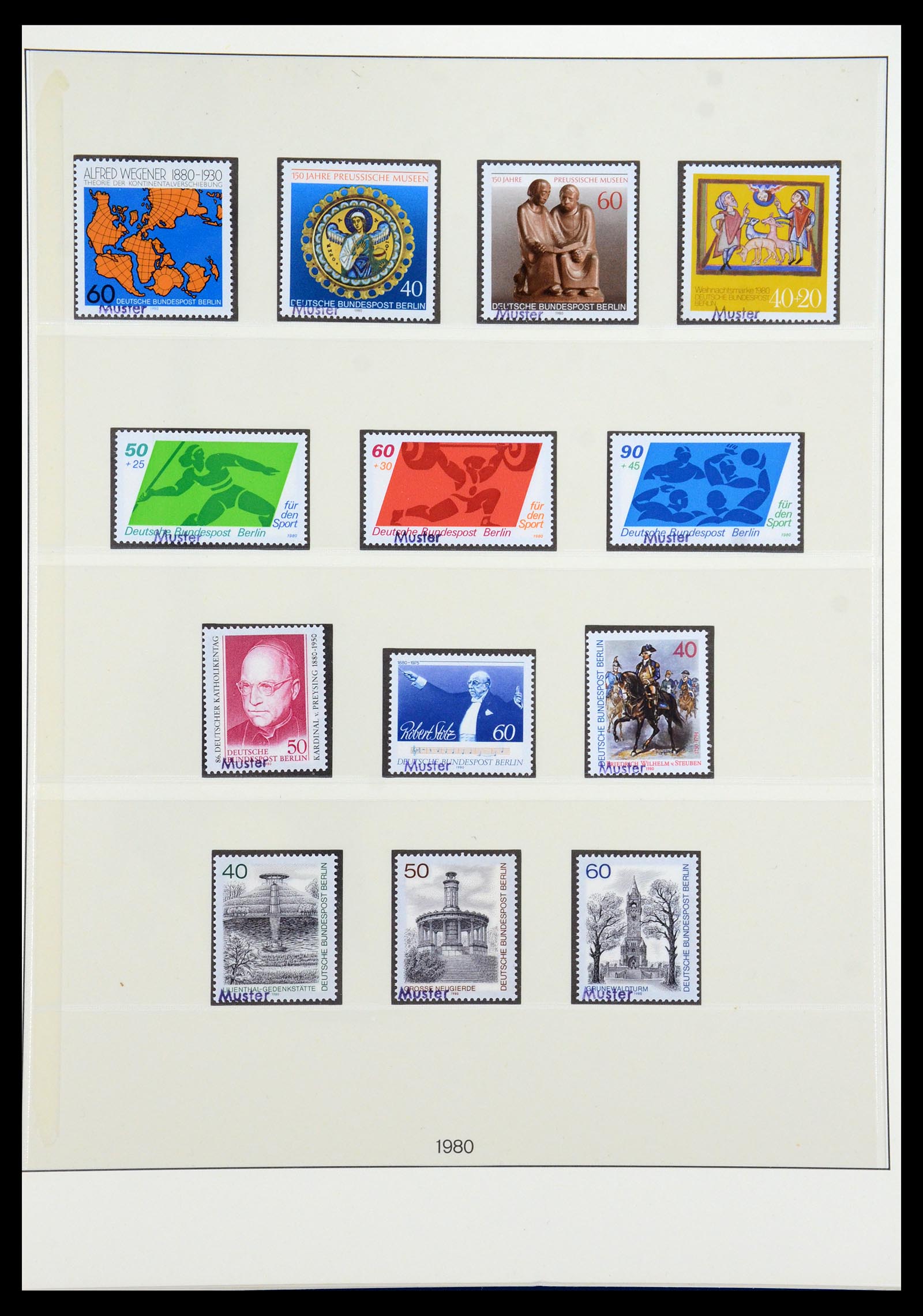 35974 037 - Postzegelverzameling 35974 Berlijn specimen 1963-1990.