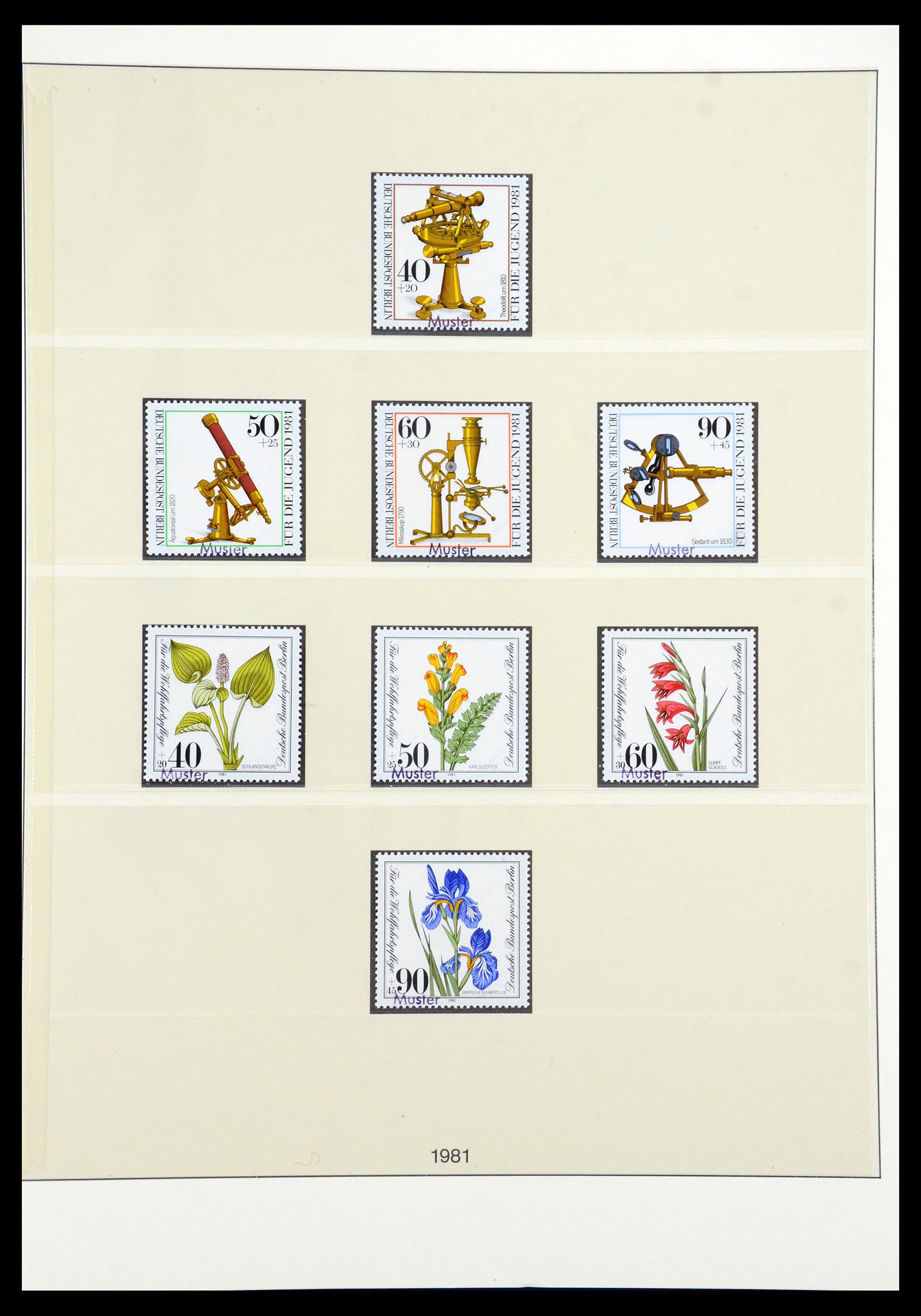 35974 041 - Postzegelverzameling 35974 Berlijn specimen 1963-1990.