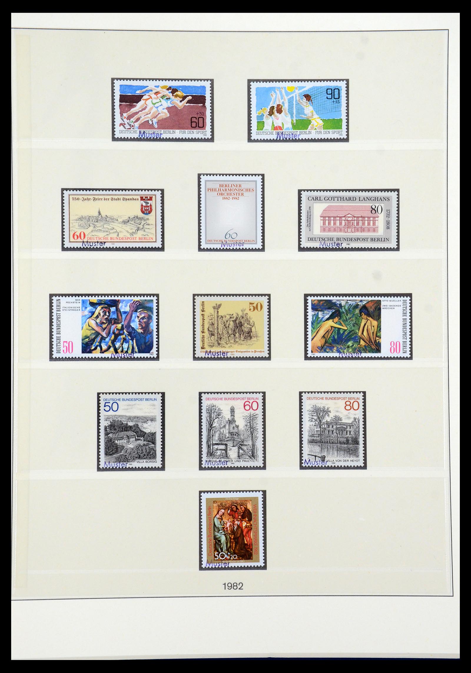 35974 042 - Stamp collection 35974 Berlin specimen 1963-1990.