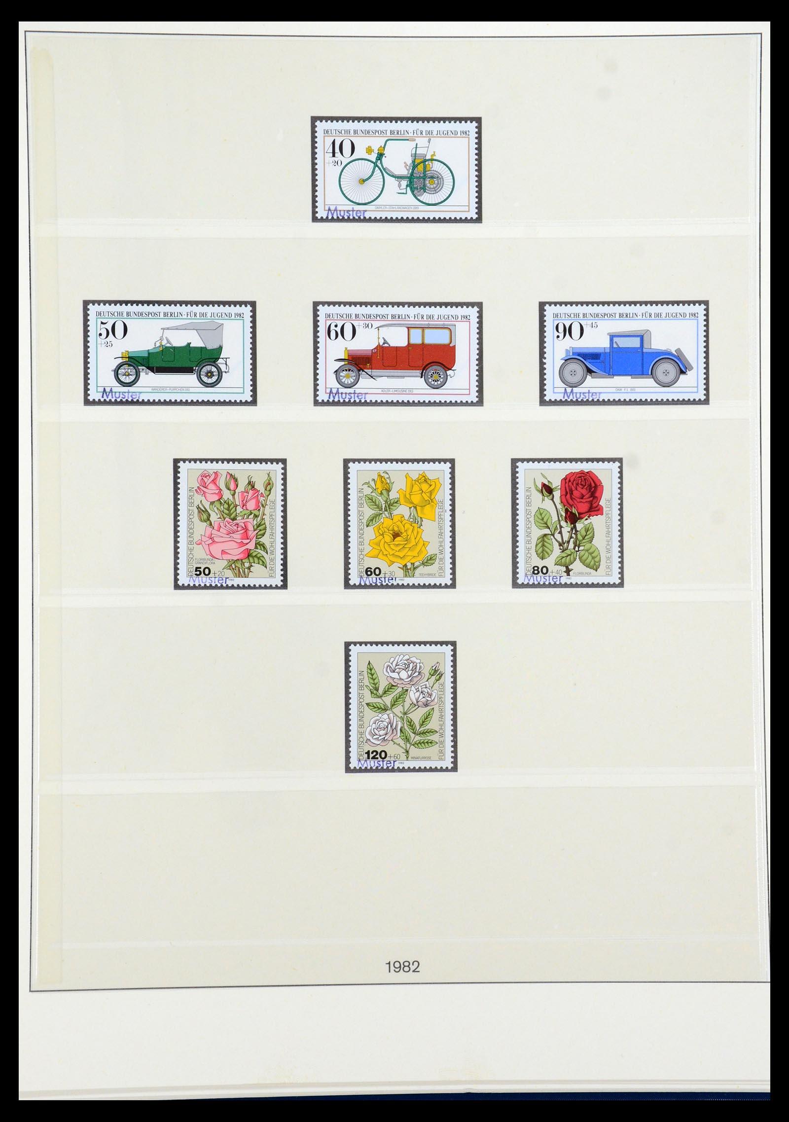 35974 043 - Postzegelverzameling 35974 Berlijn specimen 1963-1990.