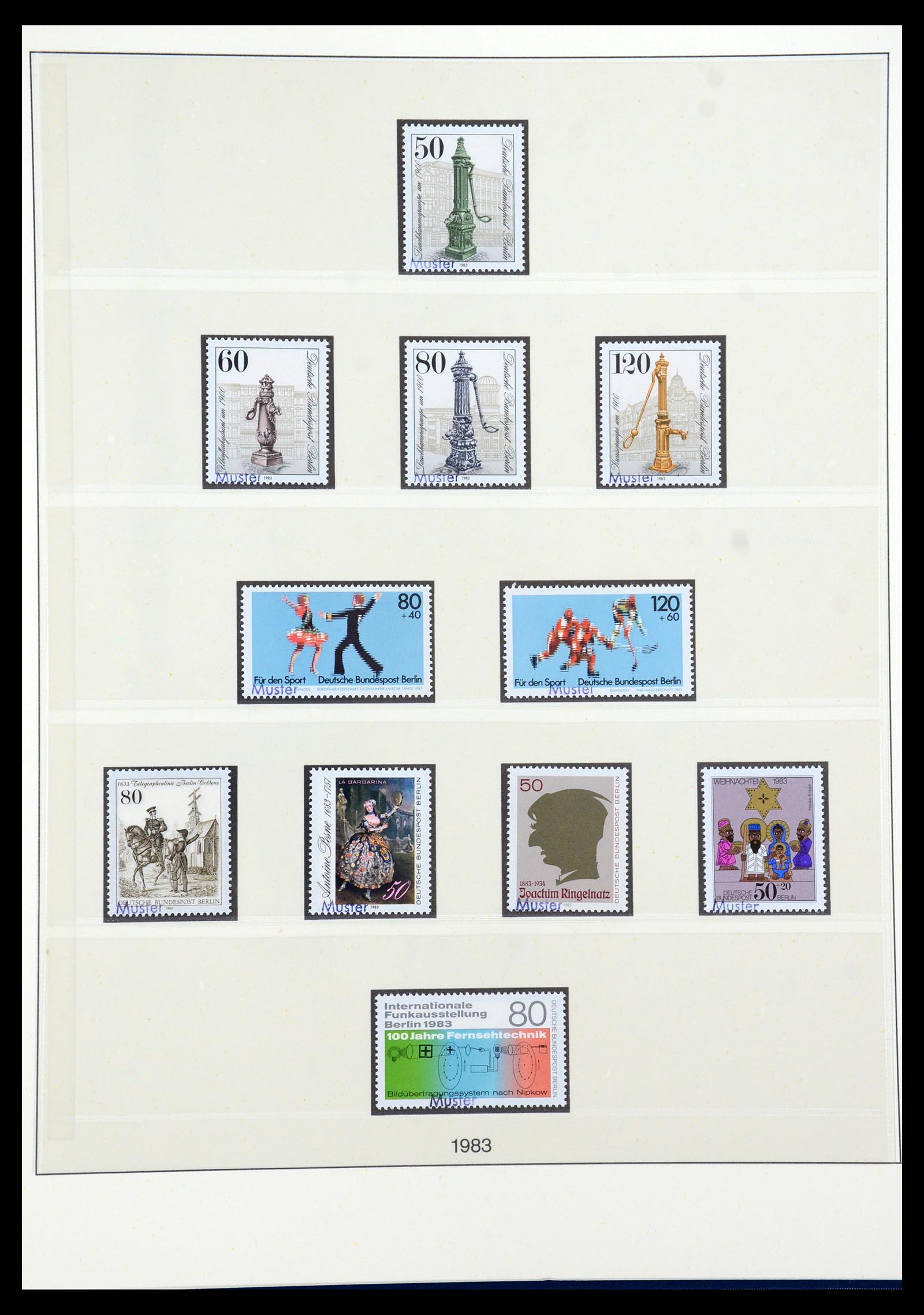 35974 045 - Postzegelverzameling 35974 Berlijn specimen 1963-1990.