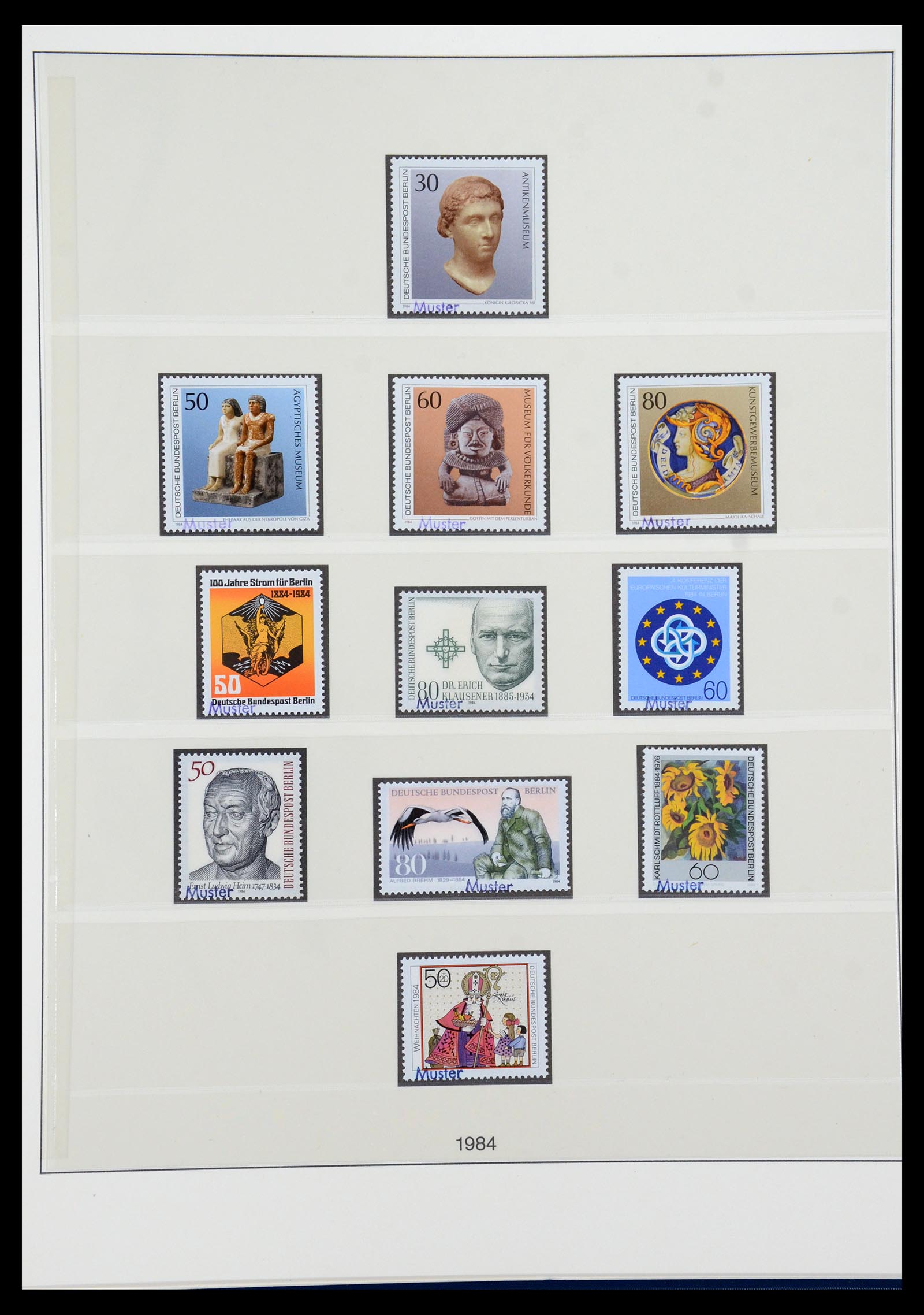 35974 047 - Postzegelverzameling 35974 Berlijn specimen 1963-1990.