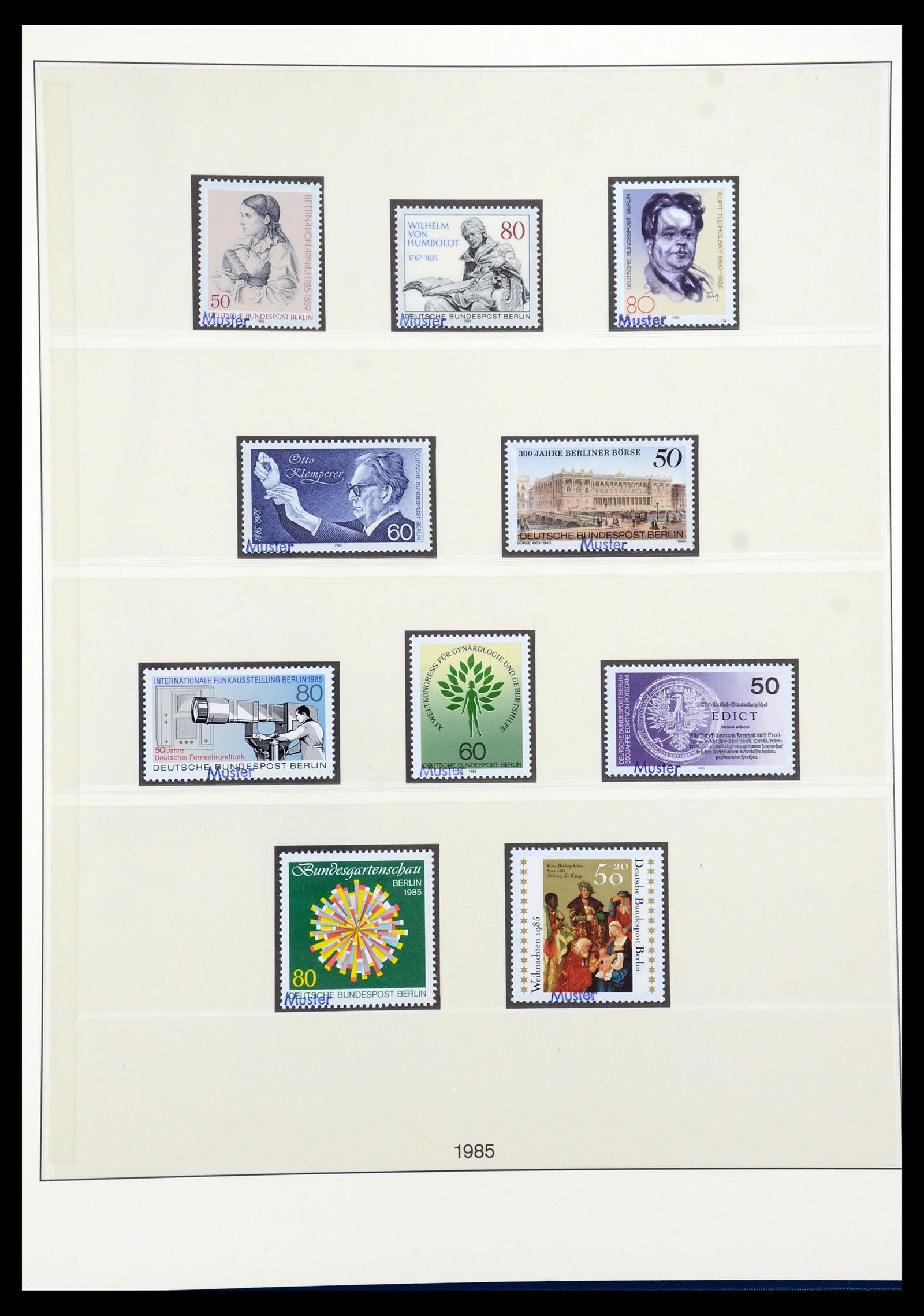 35974 049 - Postzegelverzameling 35974 Berlijn specimen 1963-1990.