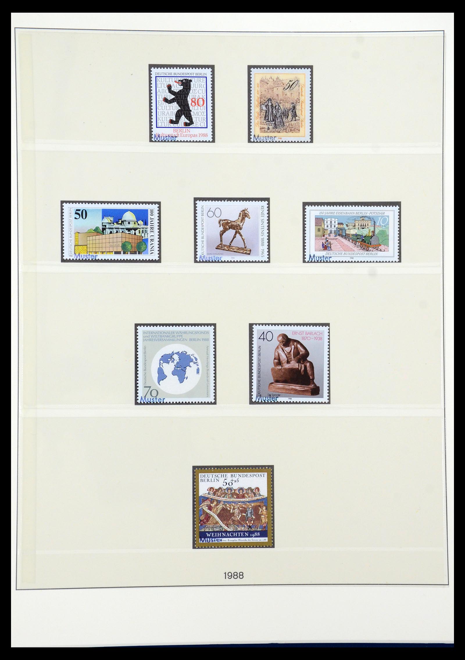 35974 056 - Postzegelverzameling 35974 Berlijn specimen 1963-1990.