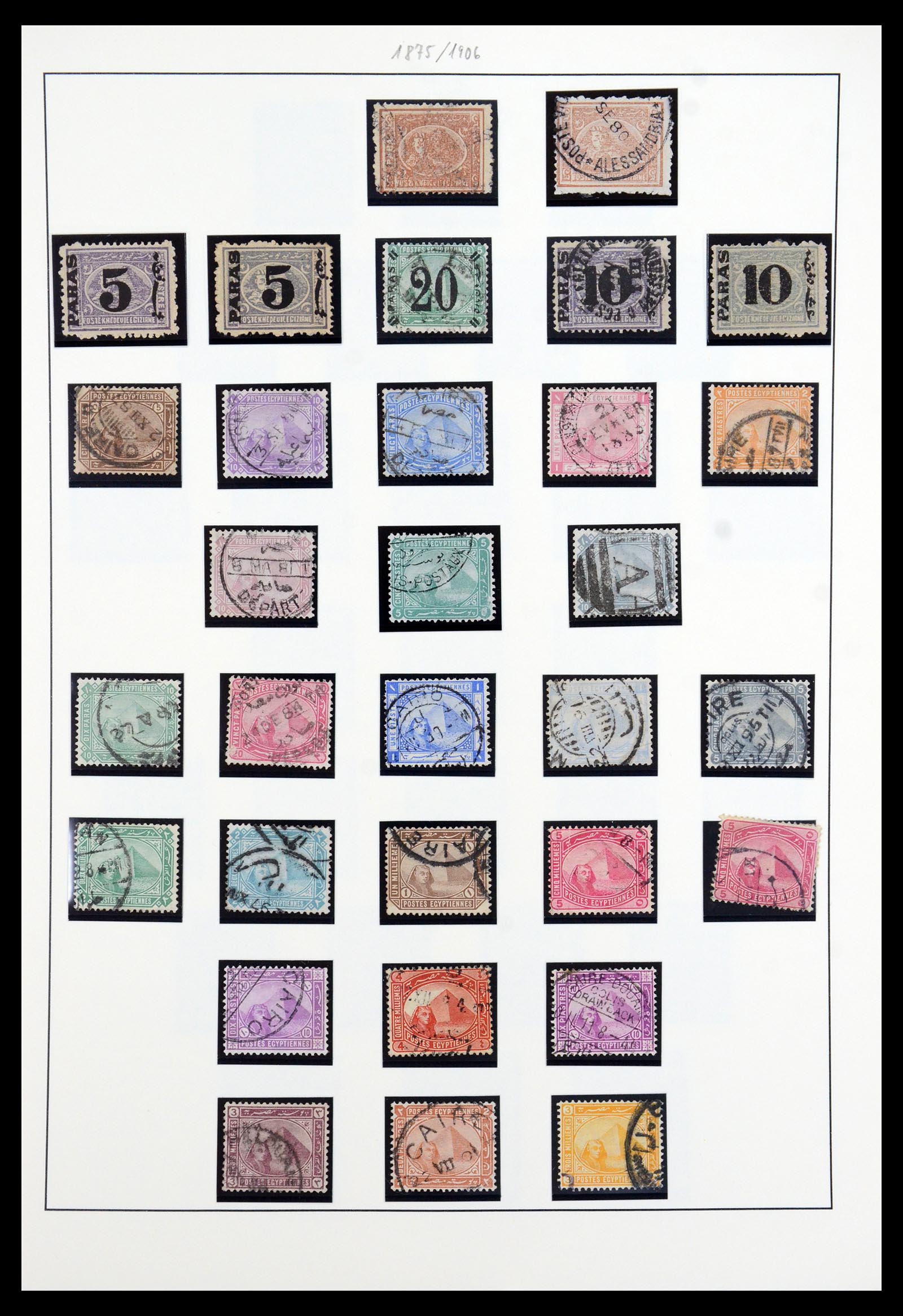 35975 002 - Postzegelverzameling 35975 Egypte 1866-1958.