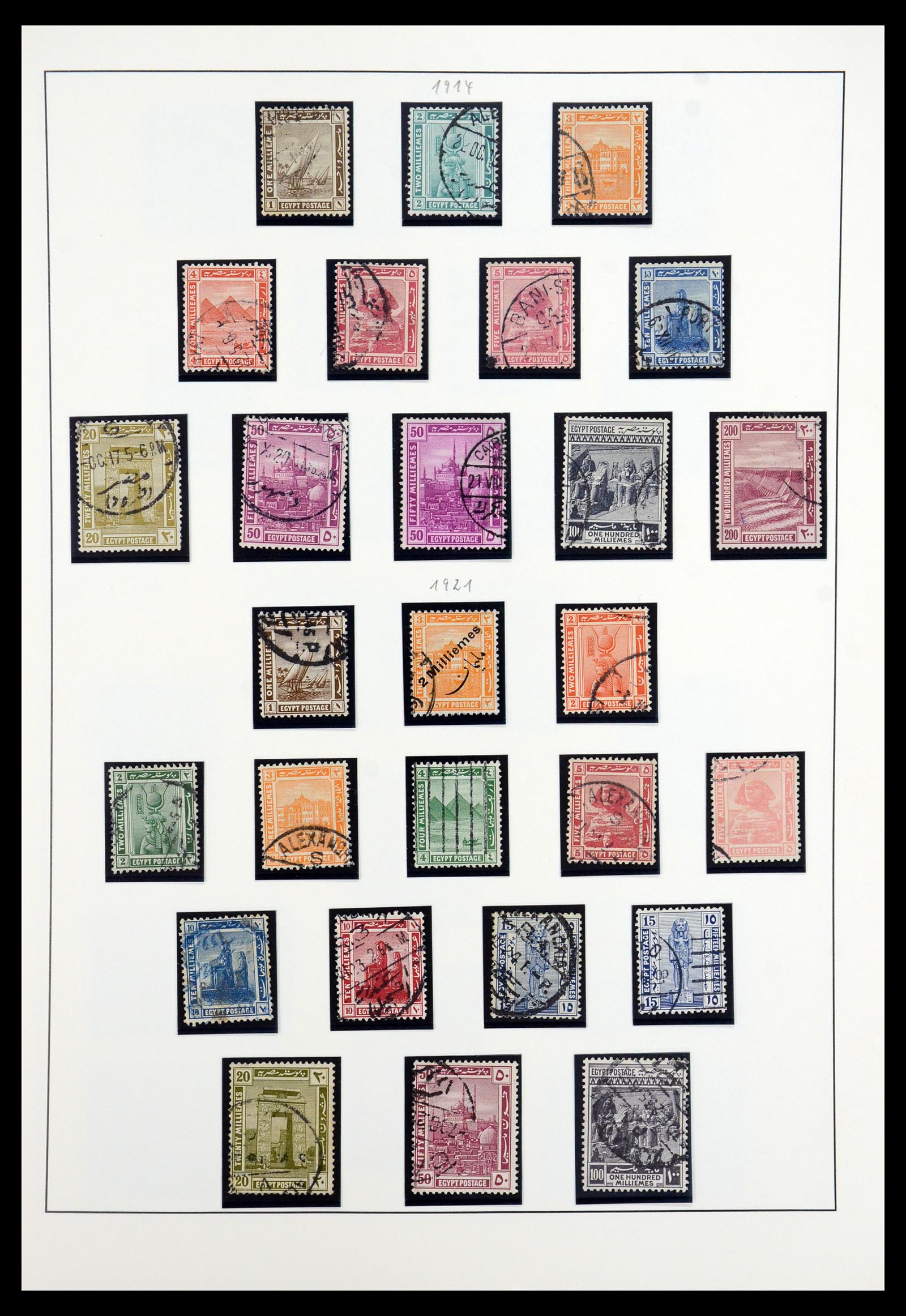 35975 003 - Postzegelverzameling 35975 Egypte 1866-1958.