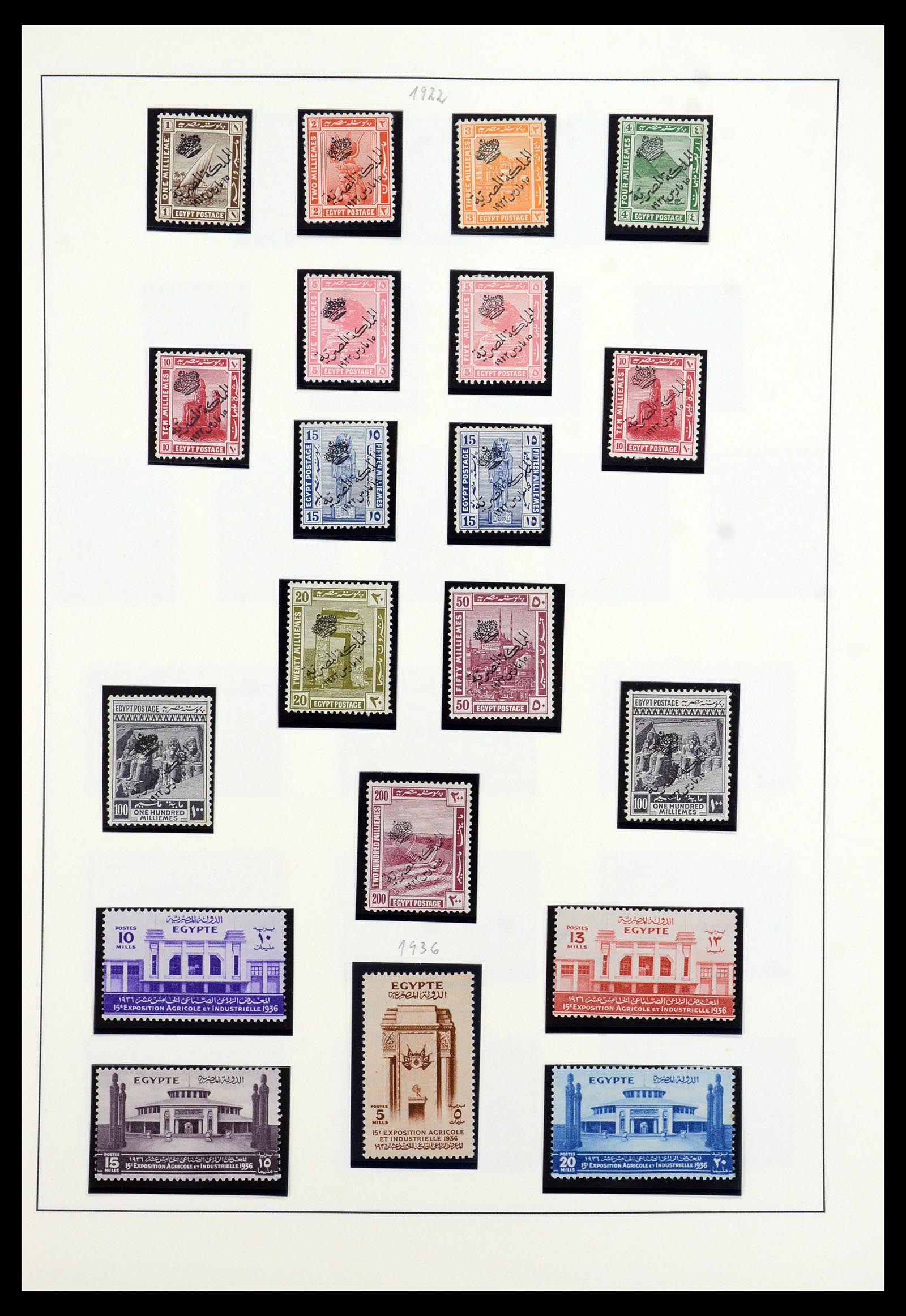 35975 004 - Postzegelverzameling 35975 Egypte 1866-1958.