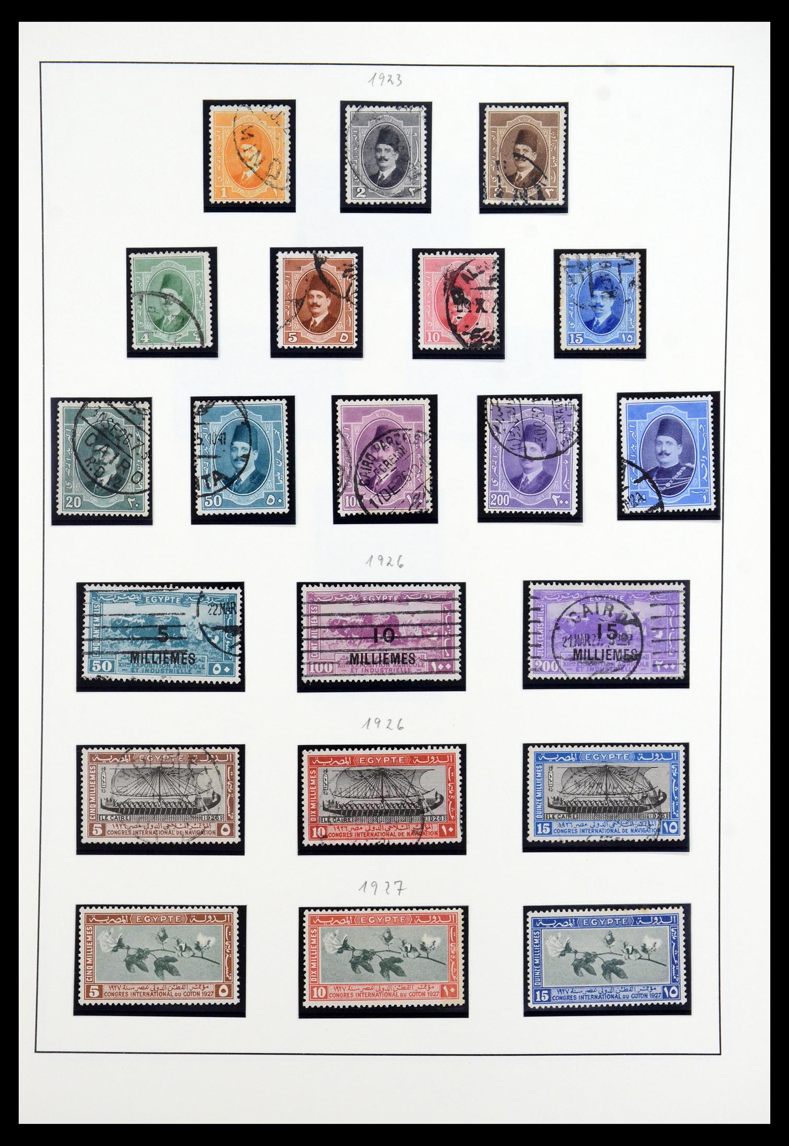 35975 005 - Postzegelverzameling 35975 Egypte 1866-1958.