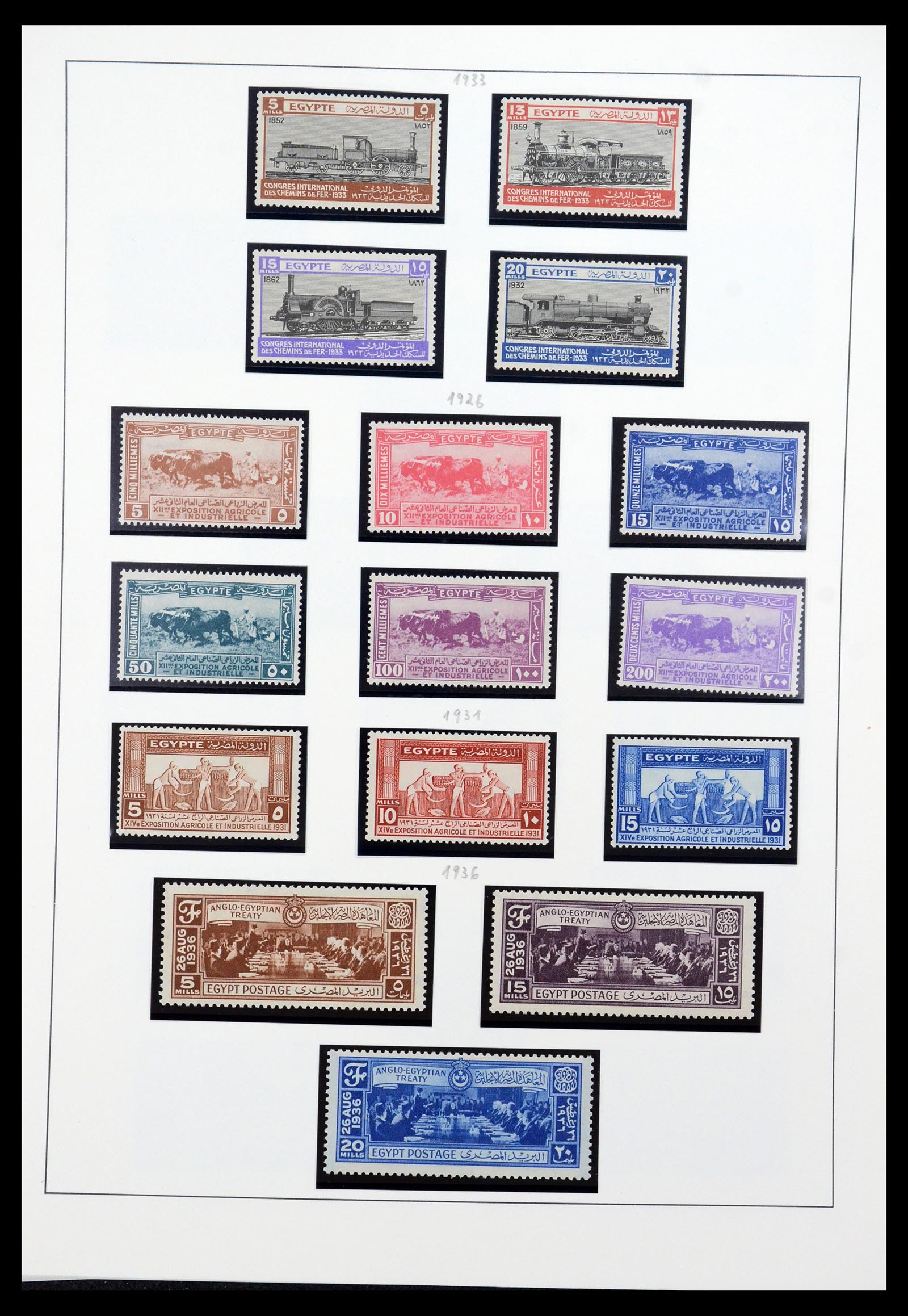 35975 012 - Postzegelverzameling 35975 Egypte 1866-1958.