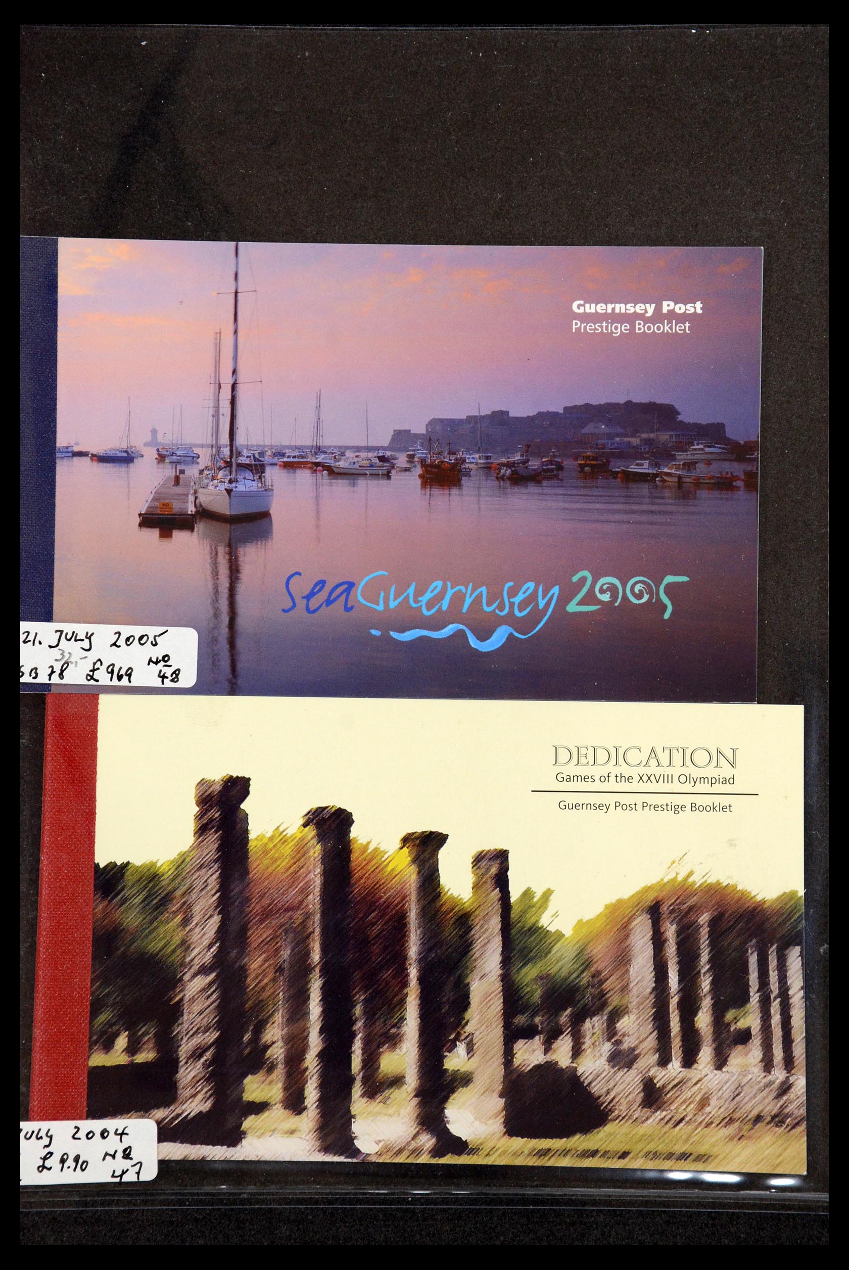 35976 032 - Stamp collection 35976 Guernsey and Alderney stamp booklets 1969-2015!