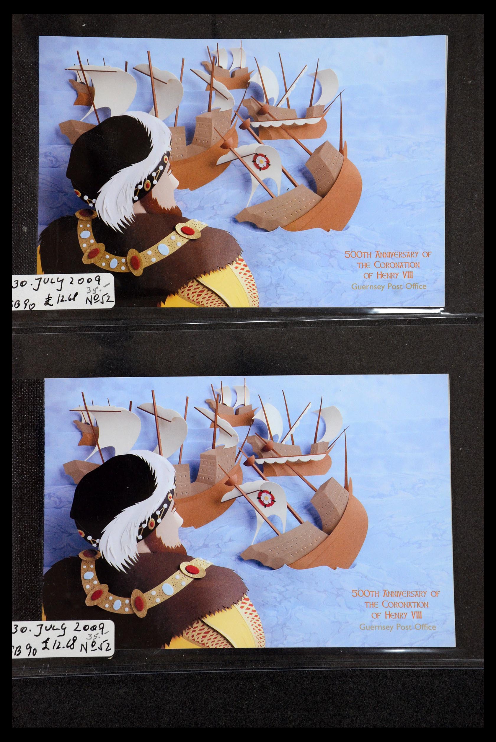 35976 036 - Postzegelverzameling 35976 Guernsey en Alderney postzegelboekjes 1969