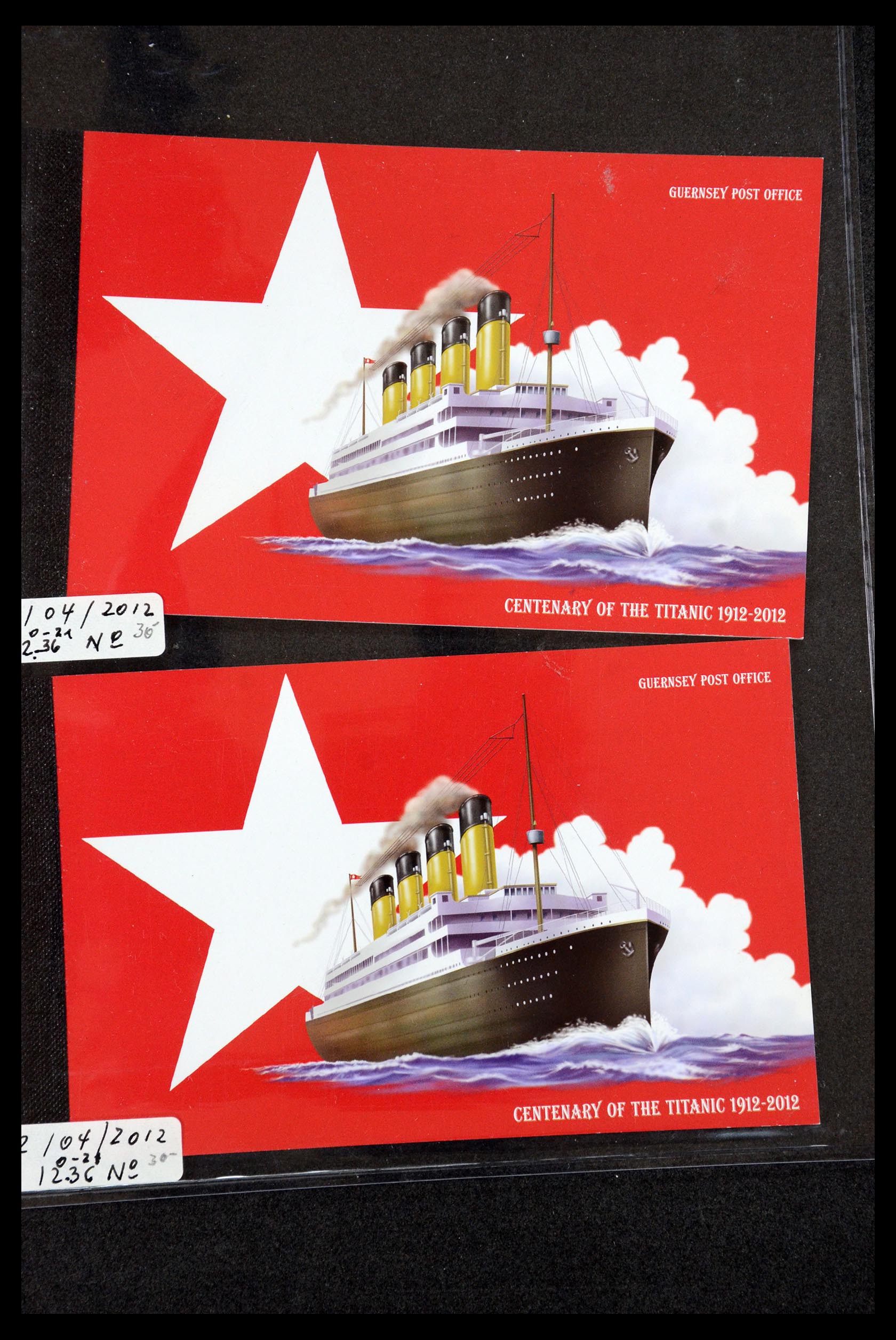 35976 039 - Postzegelverzameling 35976 Guernsey en Alderney postzegelboekjes 1969