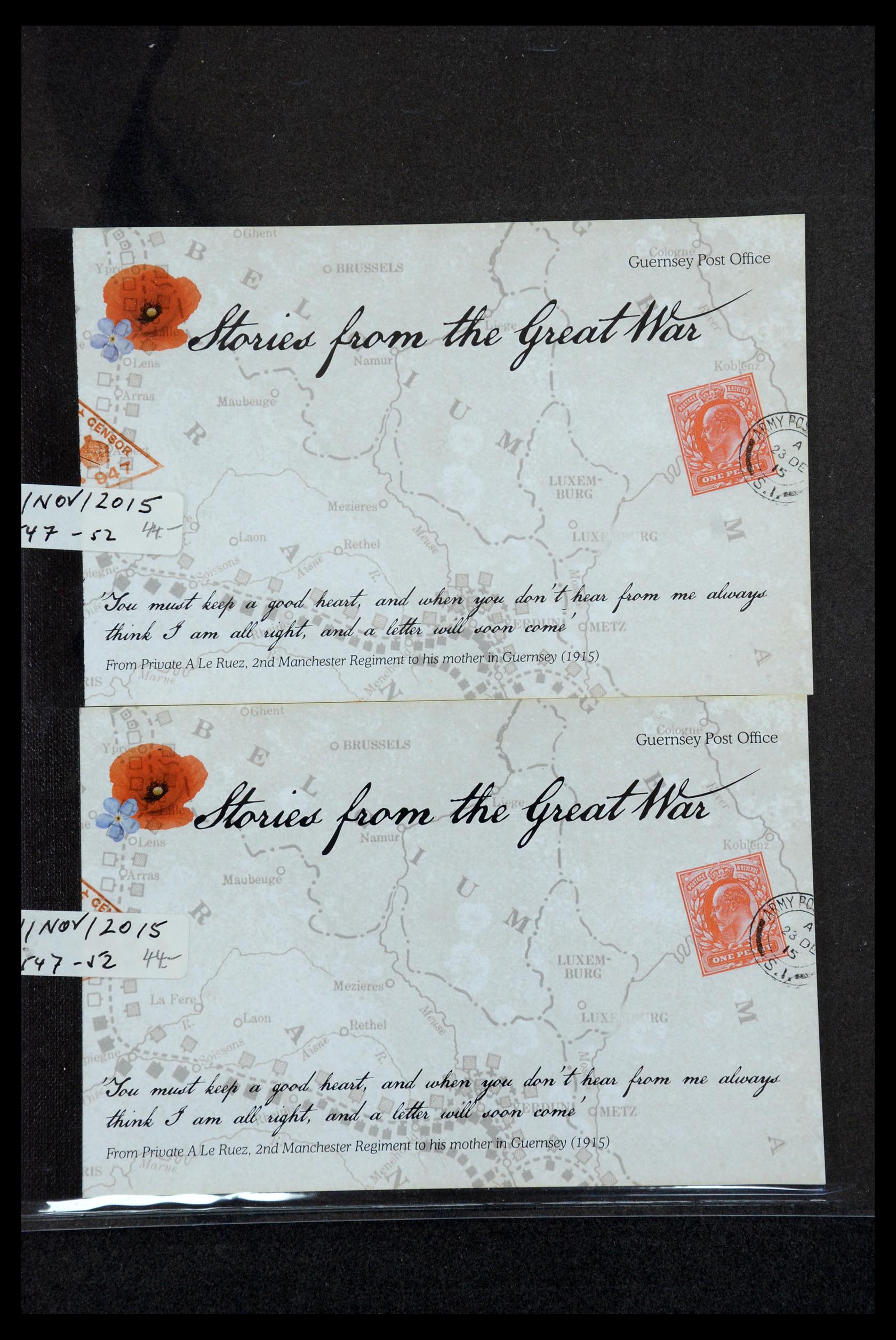35976 043 - Postzegelverzameling 35976 Guernsey en Alderney postzegelboekjes 1969