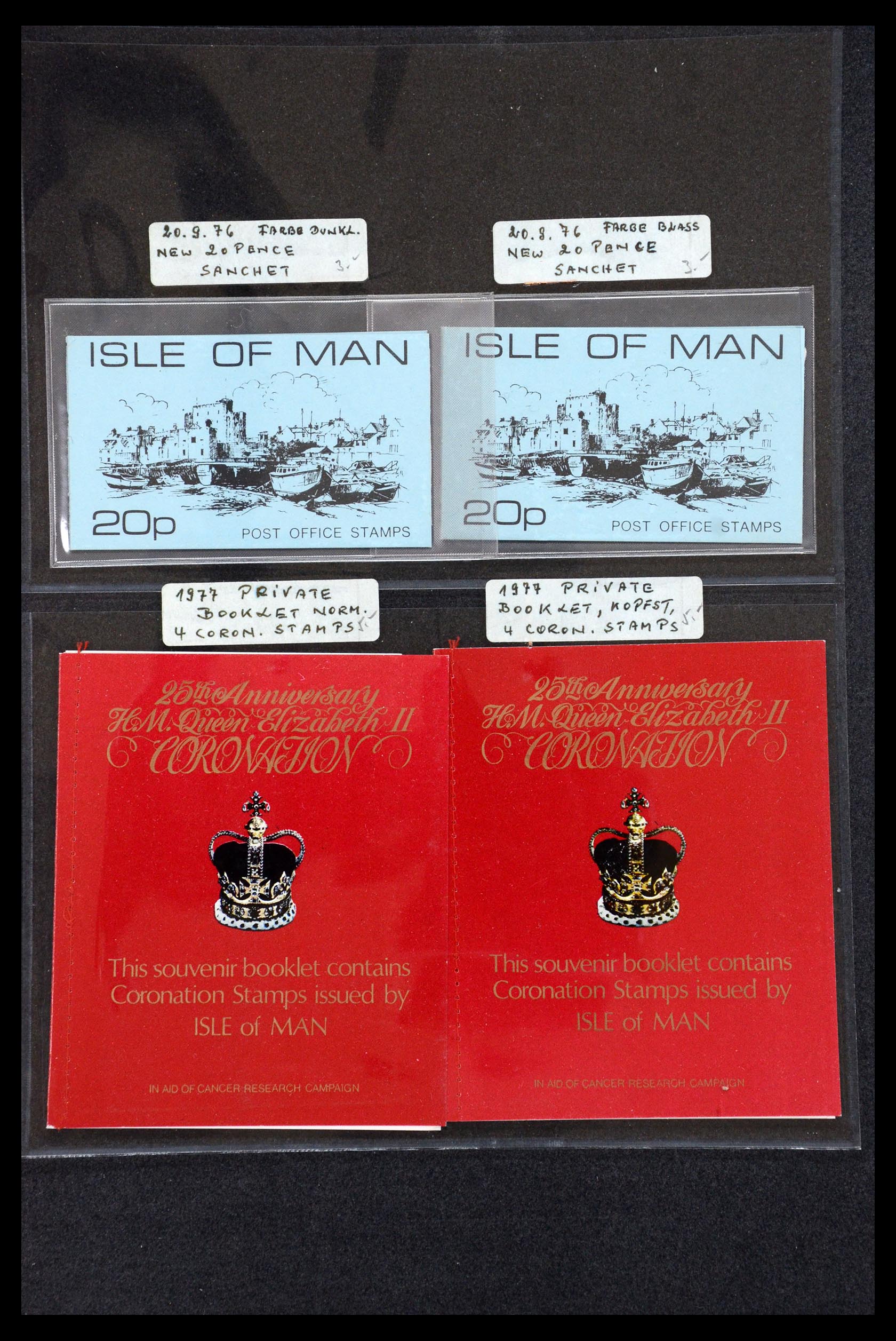 35977 007 - Postzegelverzameling 35977 Isle of Man postzegelboekjes 1973-2015!