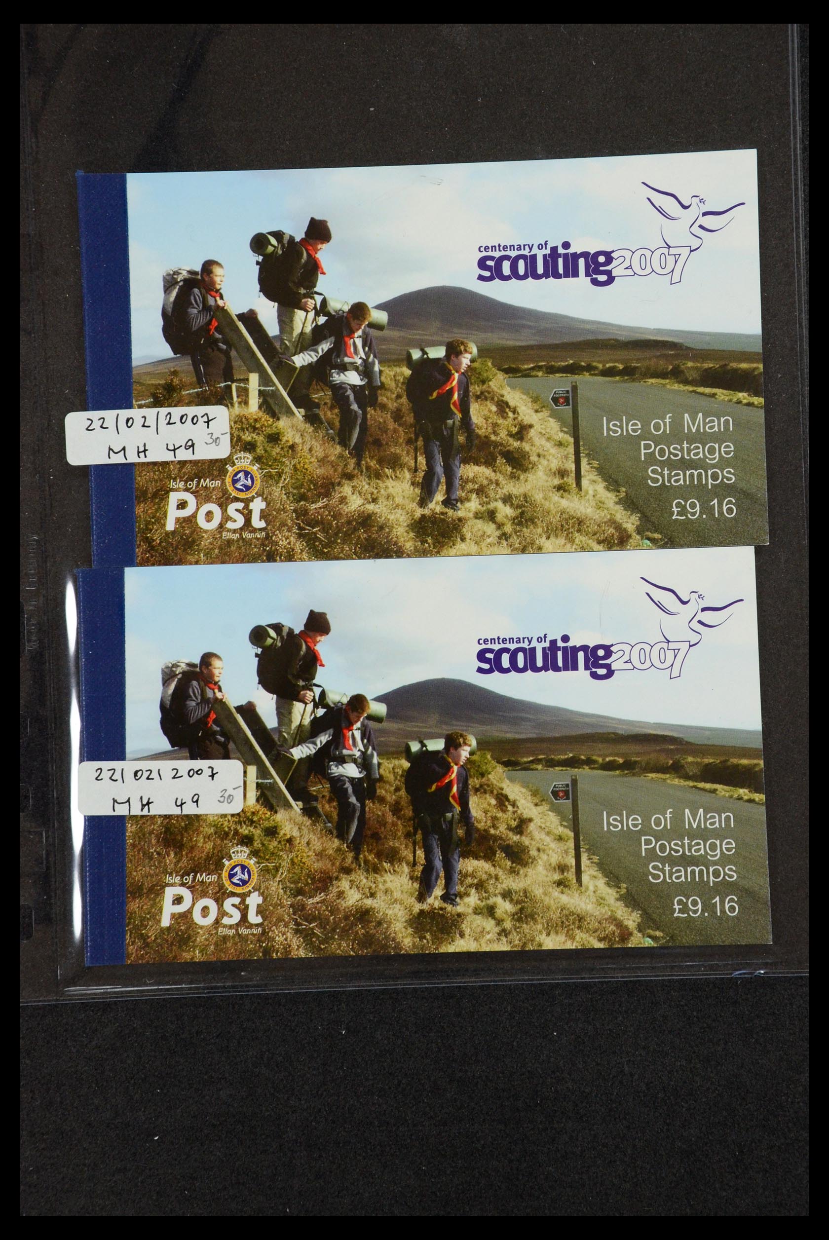 35977 019 - Stamp collection 35977 Isle of Man stamp booklets 1973-2015!