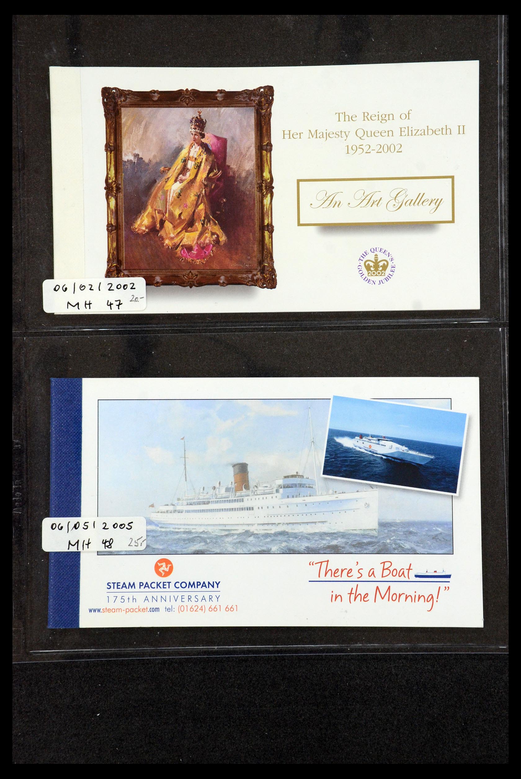35977 020 - Postzegelverzameling 35977 Isle of Man postzegelboekjes 1973-2015!