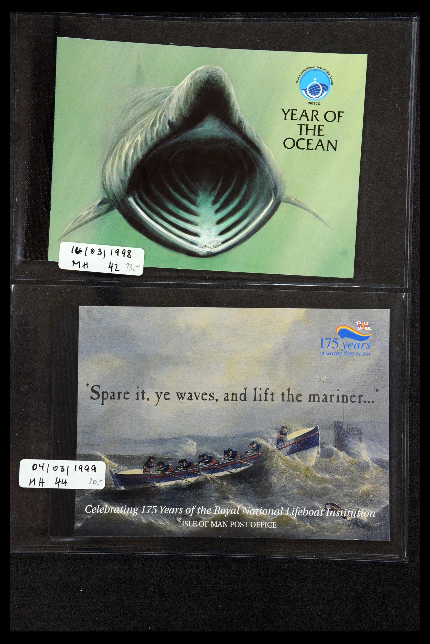 35977 022 - Postzegelverzameling 35977 Isle of Man postzegelboekjes 1973-2015!