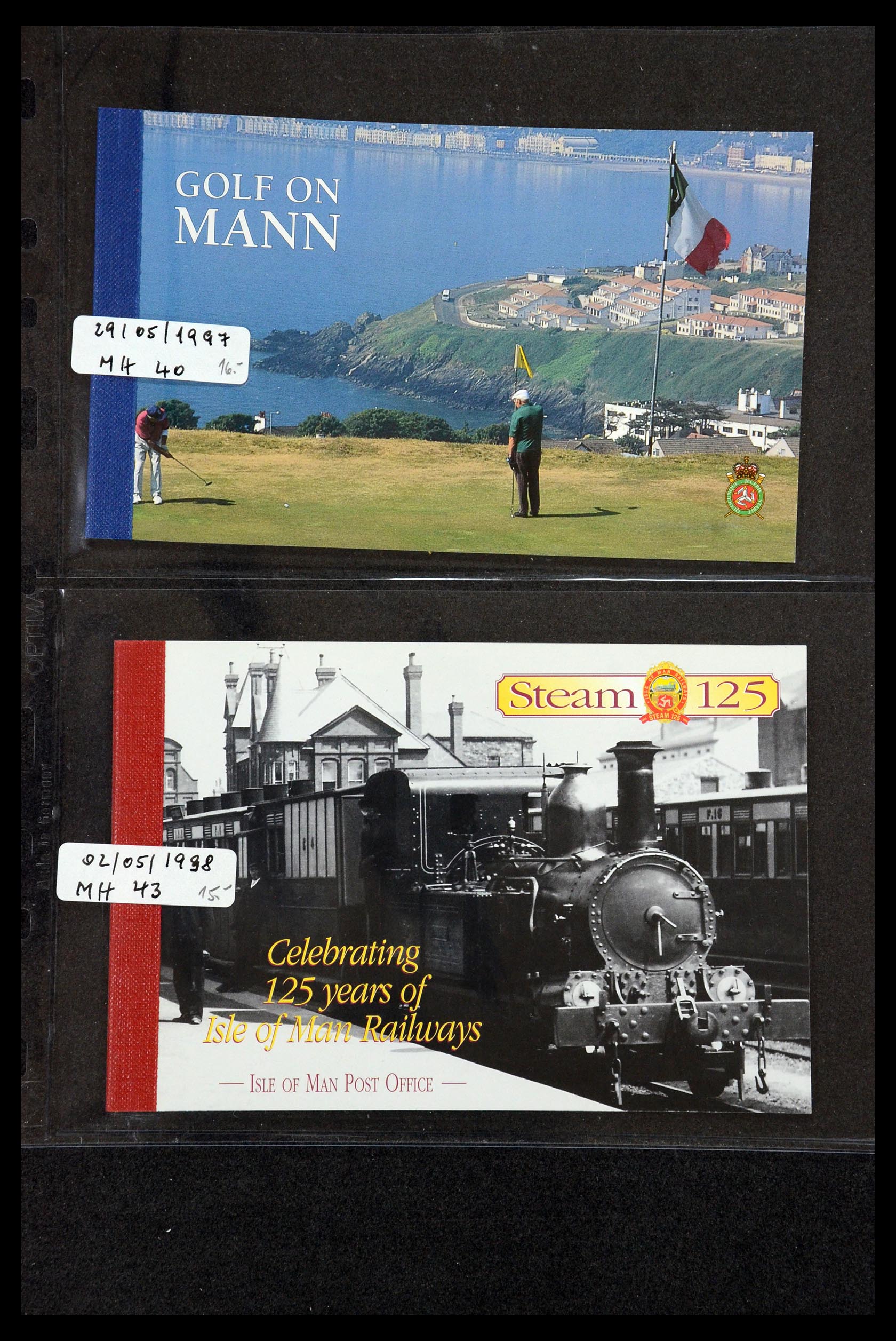 35977 023 - Postzegelverzameling 35977 Isle of Man postzegelboekjes 1973-2015!