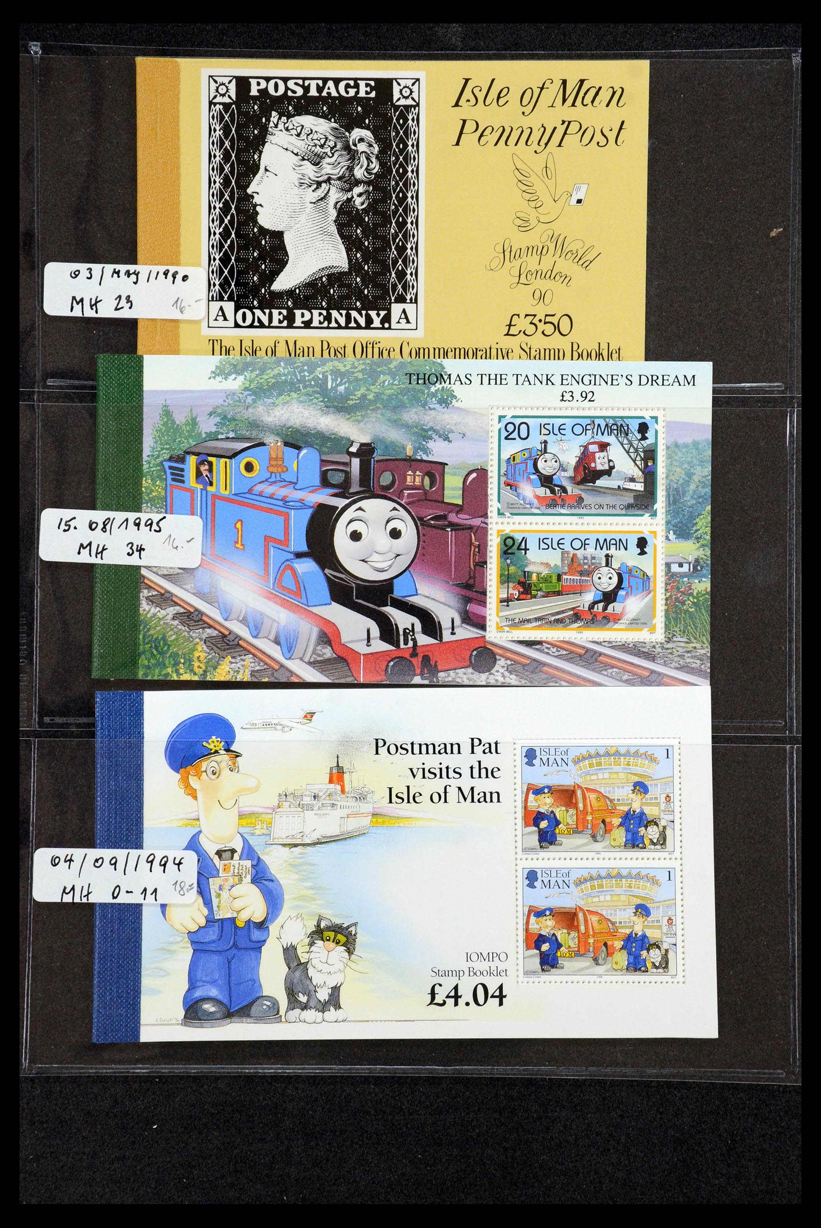 35977 024 - Postzegelverzameling 35977 Isle of Man postzegelboekjes 1973-2015!