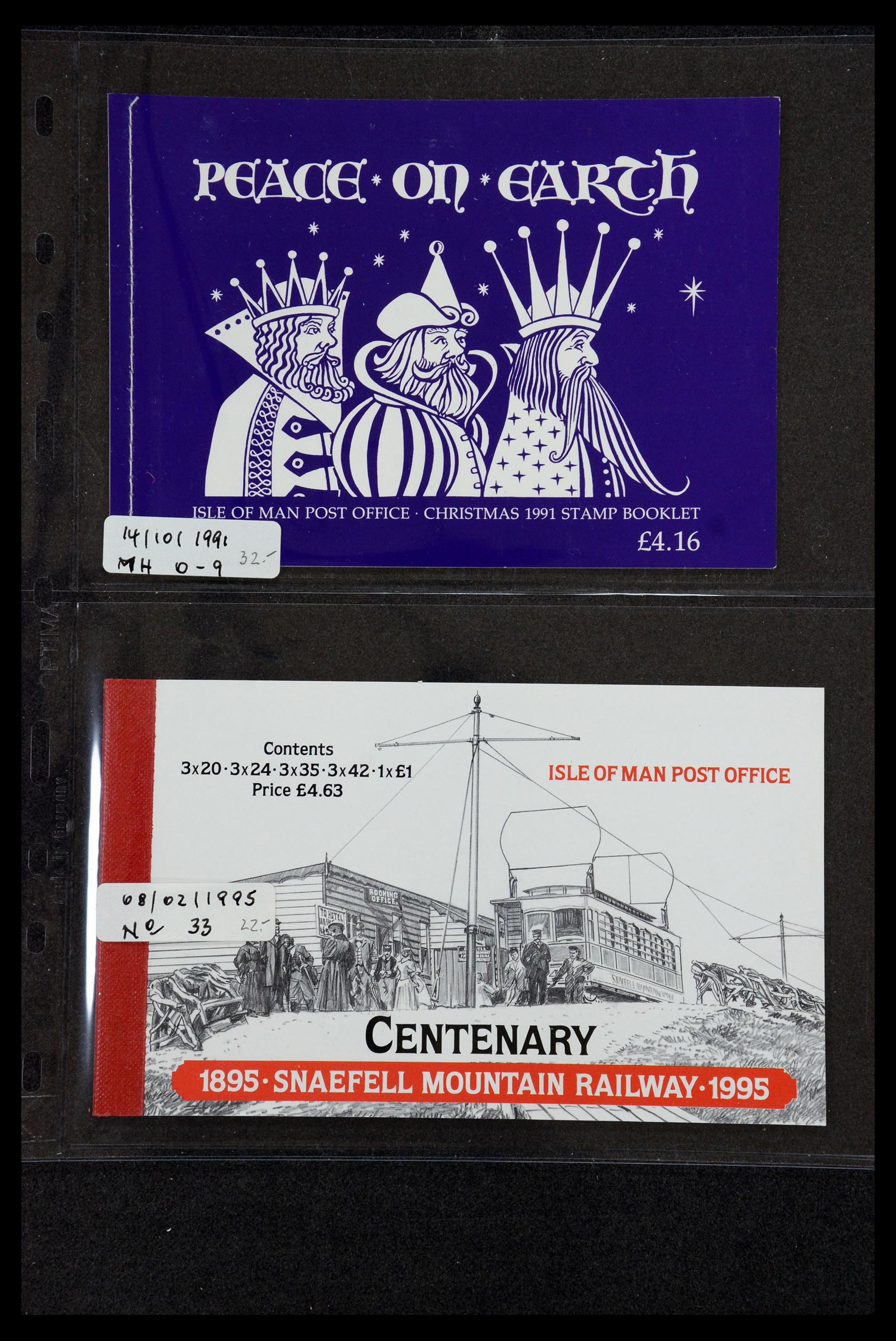 35977 025 - Postzegelverzameling 35977 Isle of Man postzegelboekjes 1973-2015!