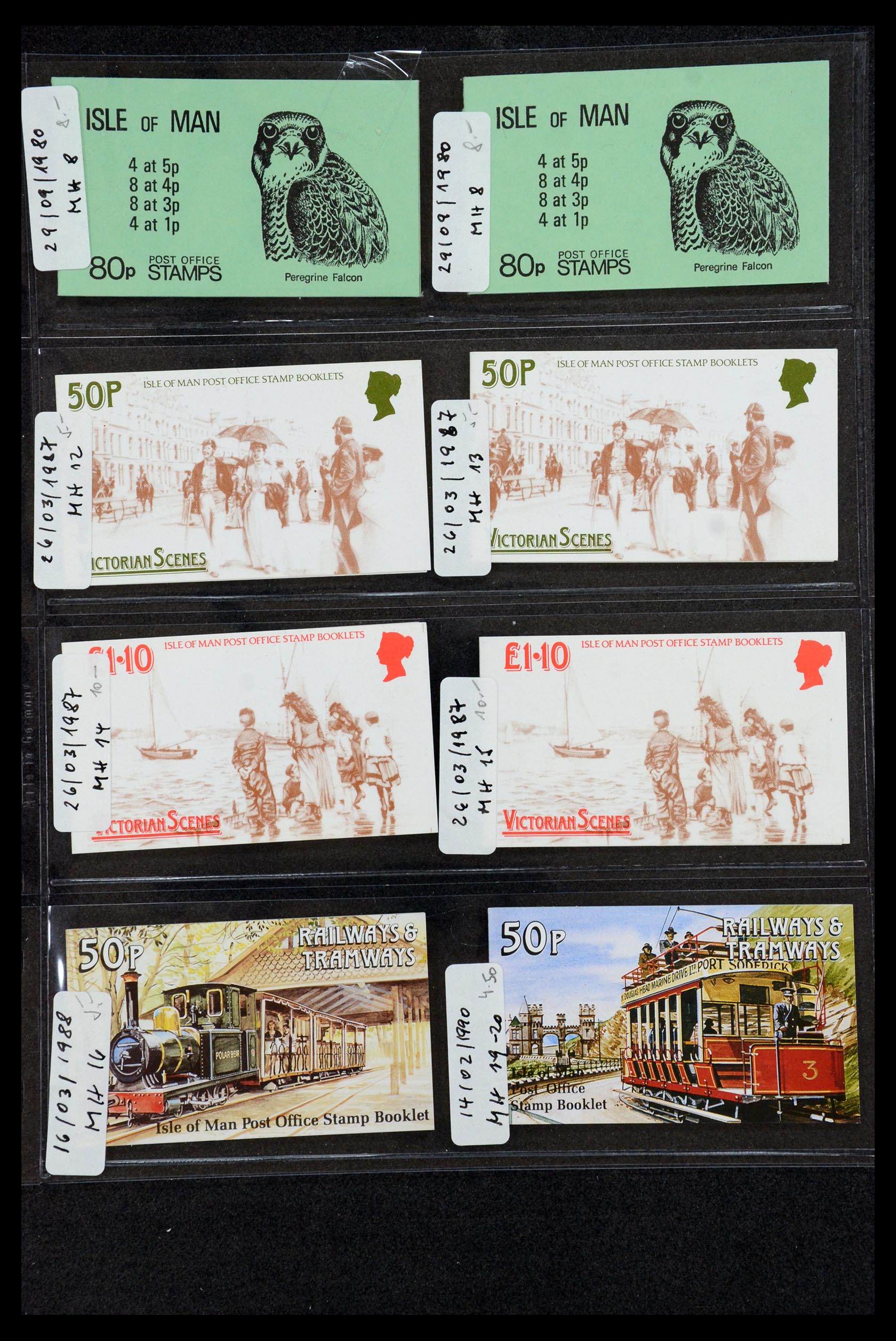 35977 027 - Postzegelverzameling 35977 Isle of Man postzegelboekjes 1973-2015!