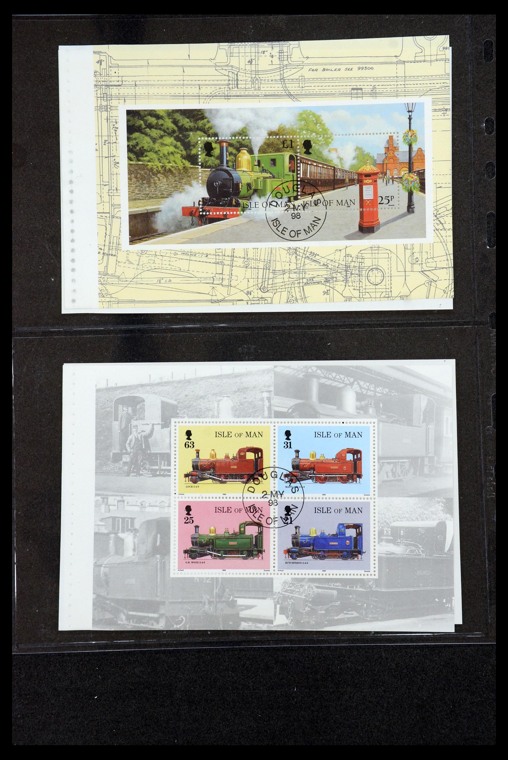 35977 032 - Postzegelverzameling 35977 Isle of Man postzegelboekjes 1973-2015!