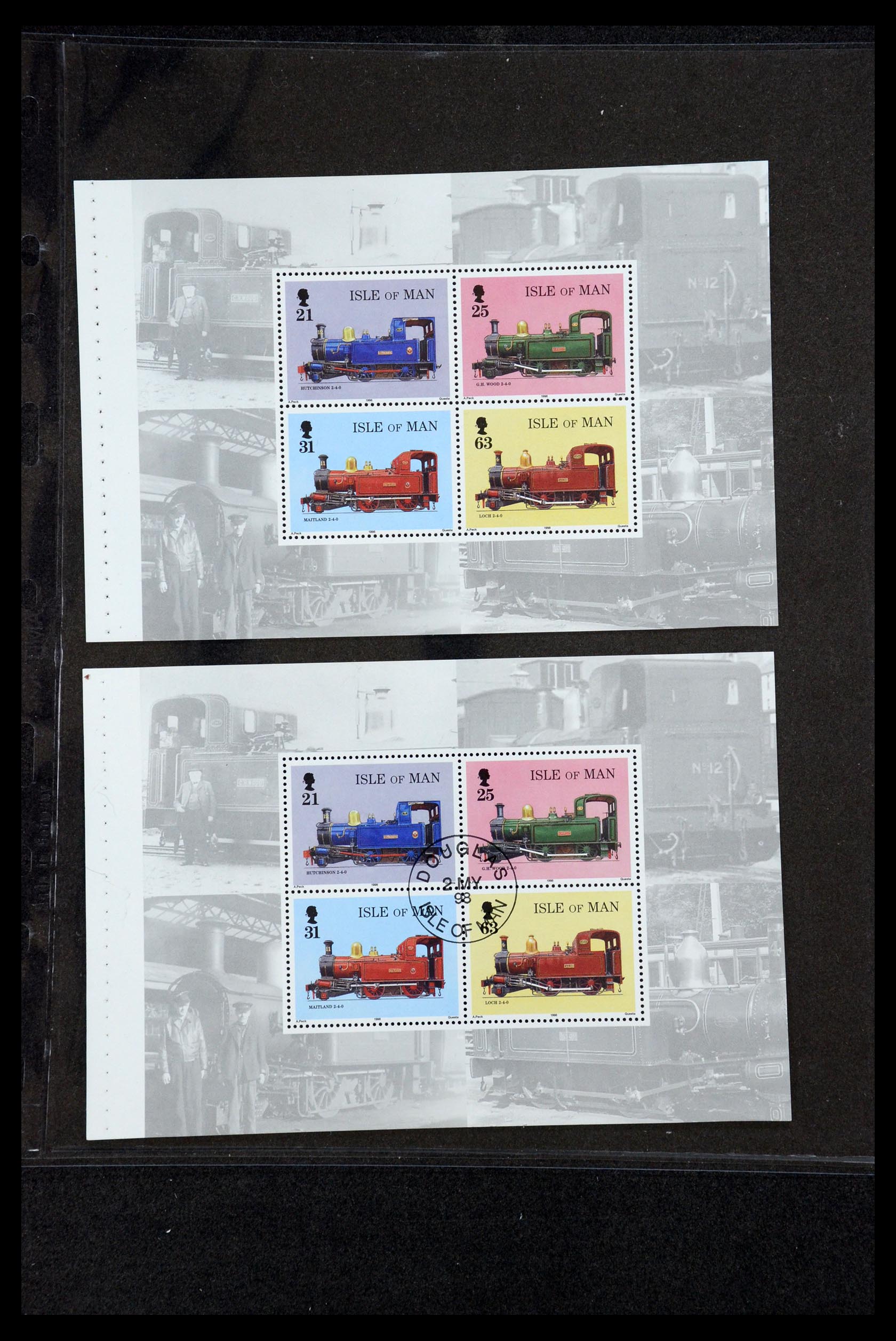 35977 033 - Postzegelverzameling 35977 Isle of Man postzegelboekjes 1973-2015!