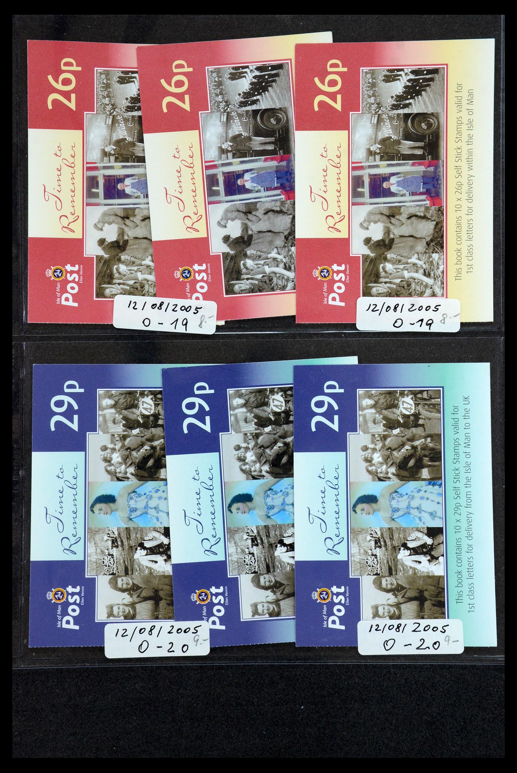 35977 048 - Postzegelverzameling 35977 Isle of Man postzegelboekjes 1973-2015!