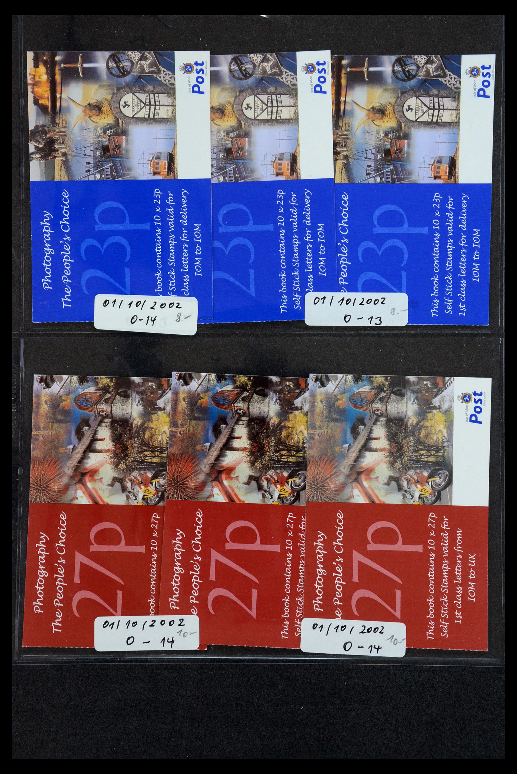 35977 049 - Postzegelverzameling 35977 Isle of Man postzegelboekjes 1973-2015!