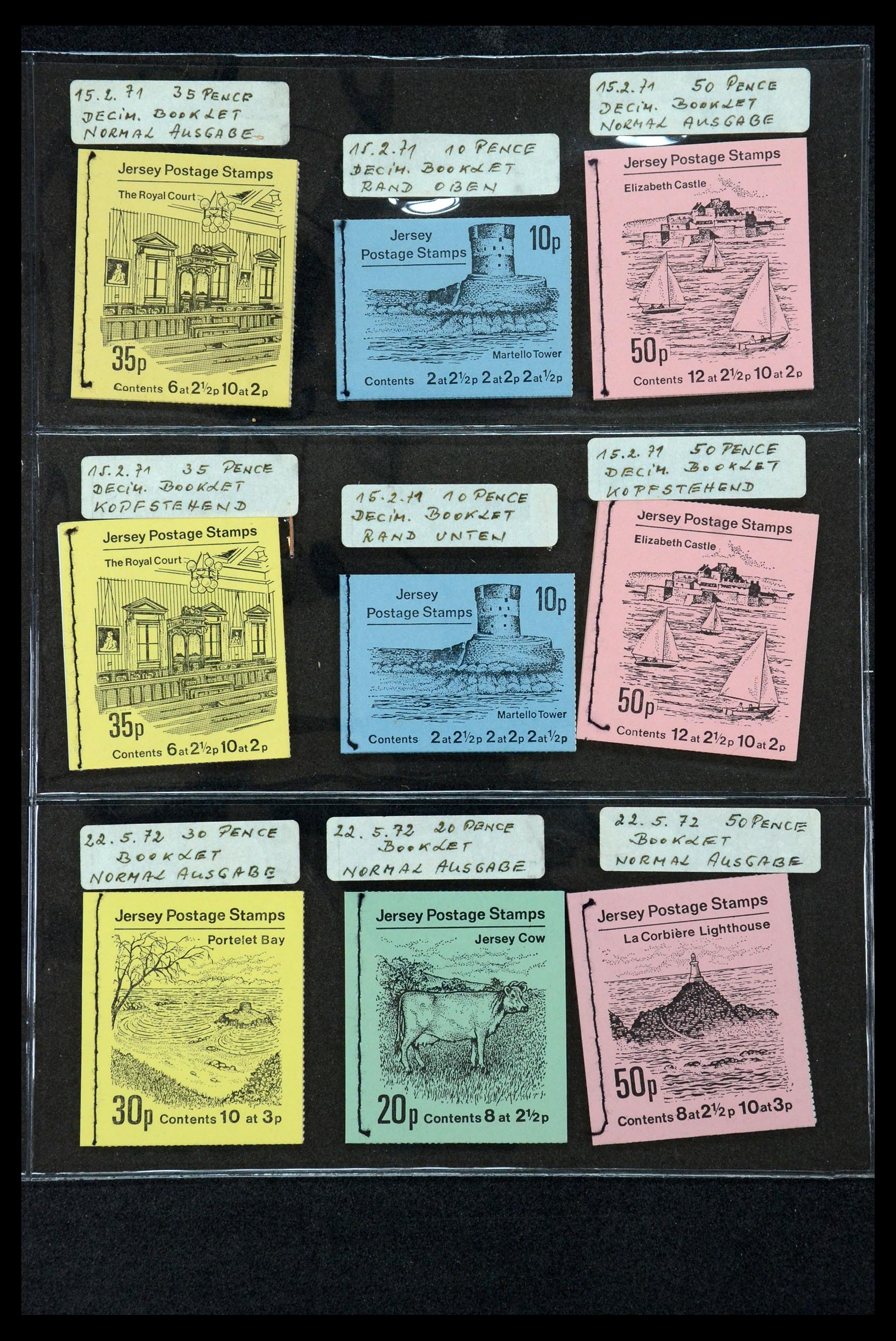 35979 002 - Postzegelverzameling 35979 Jersey postzegelboekjes 1969-2015!