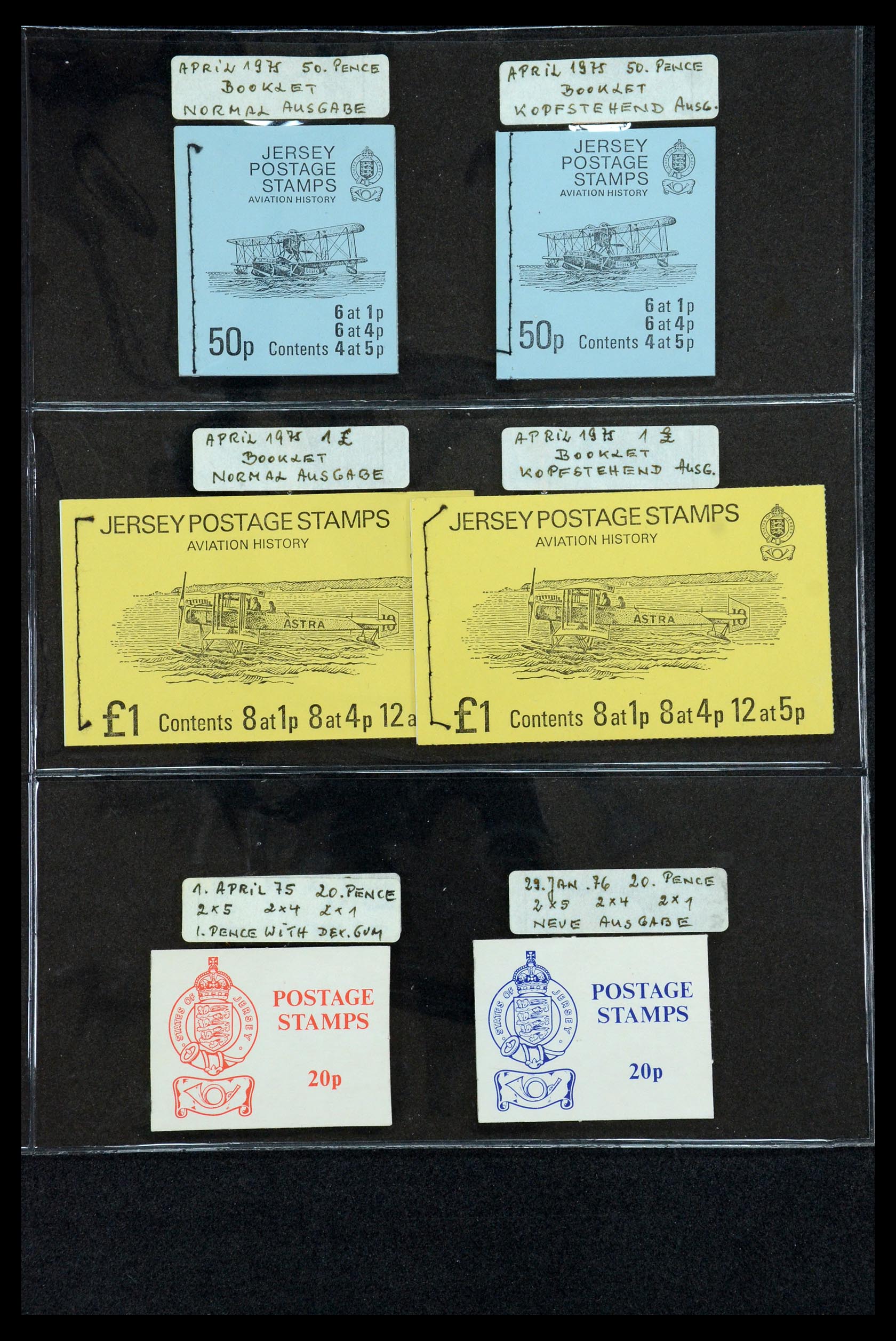 35979 007 - Stamp collection 35979 Jersey stamp booklets 1969-2015!