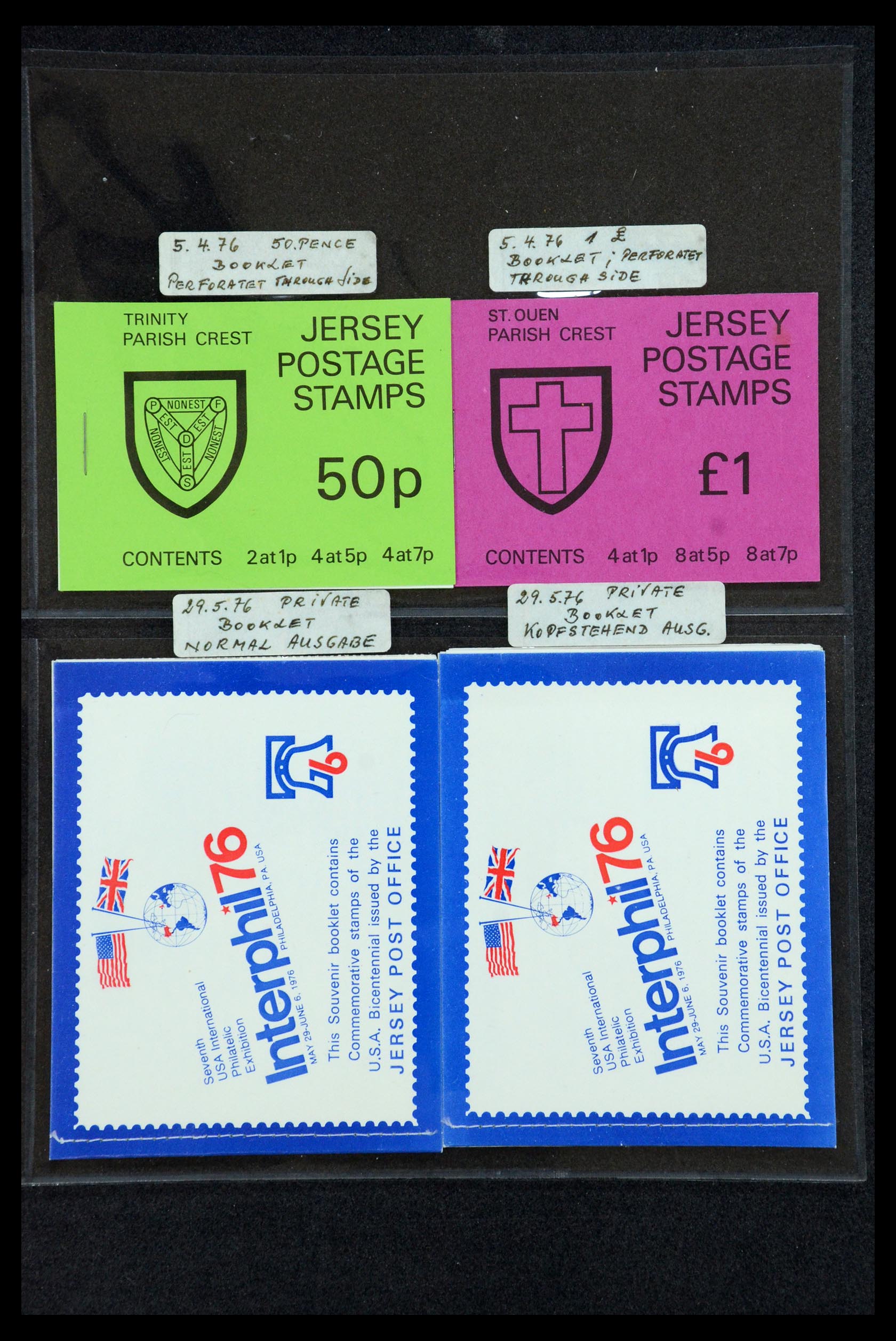 35979 008 - Stamp collection 35979 Jersey stamp booklets 1969-2015!